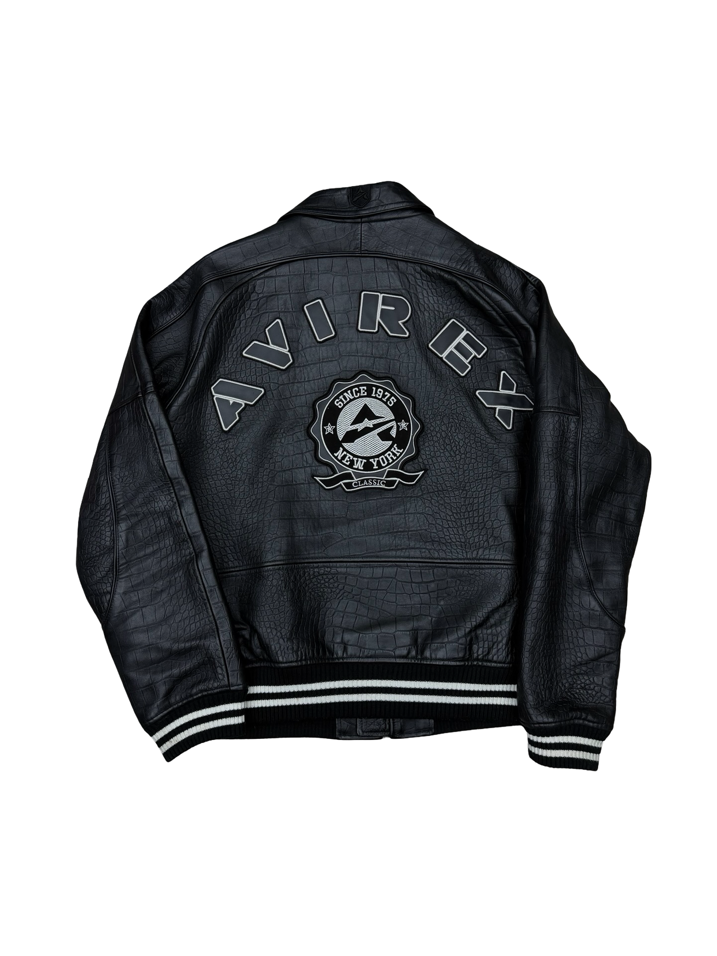 Avirex Icon Croc Jacket Black