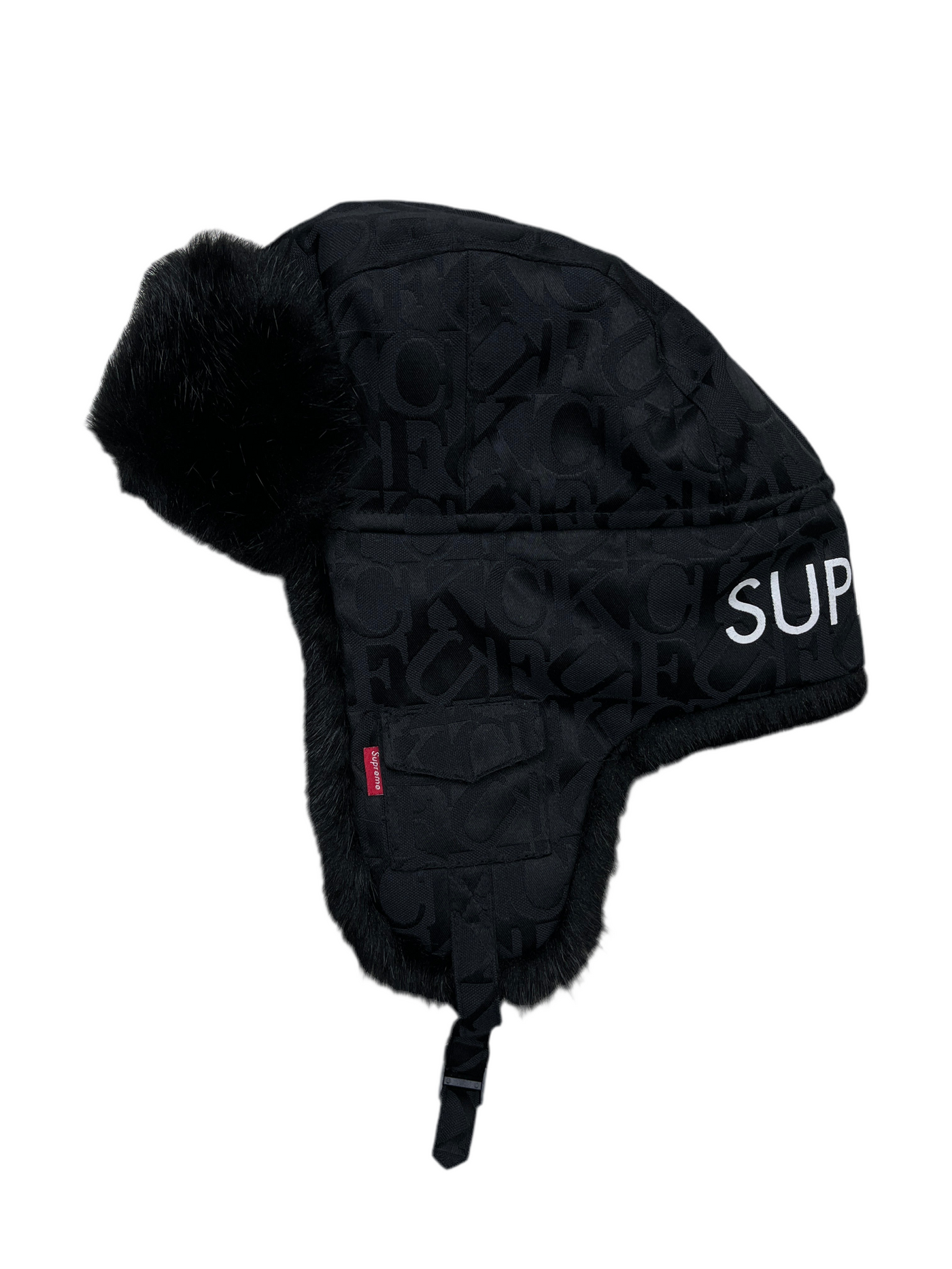 Supreme Script Logos Trooper Hat Black