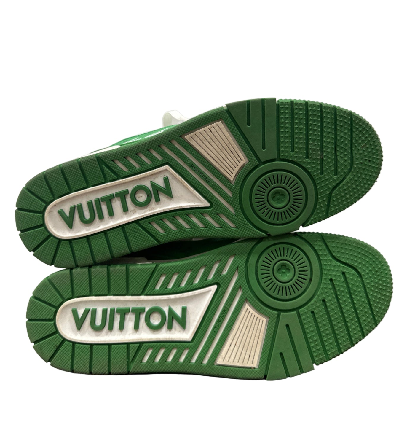 LV Trainer #54 Mini Monogram Green White