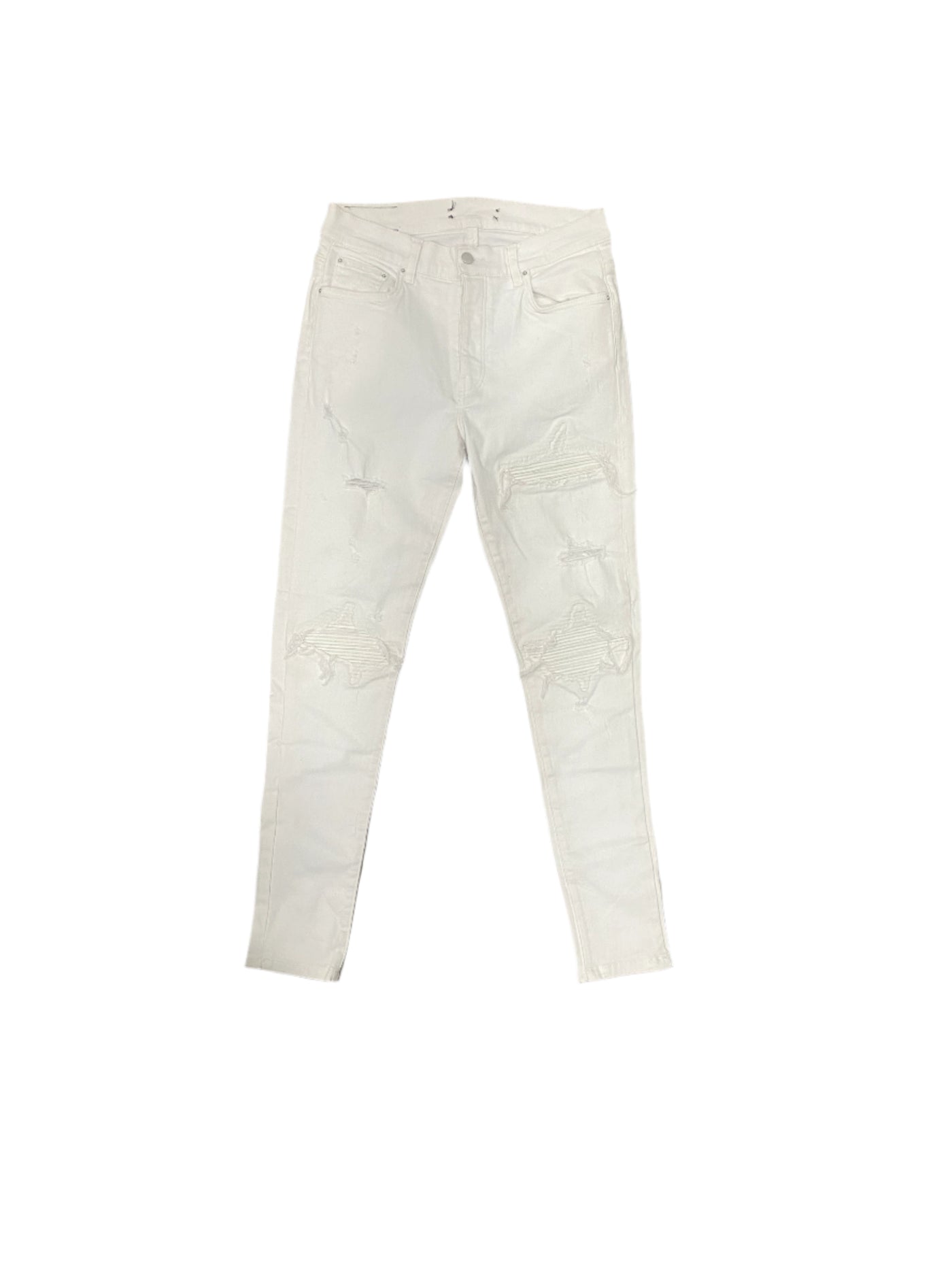 Amiri Distressed Jeans White