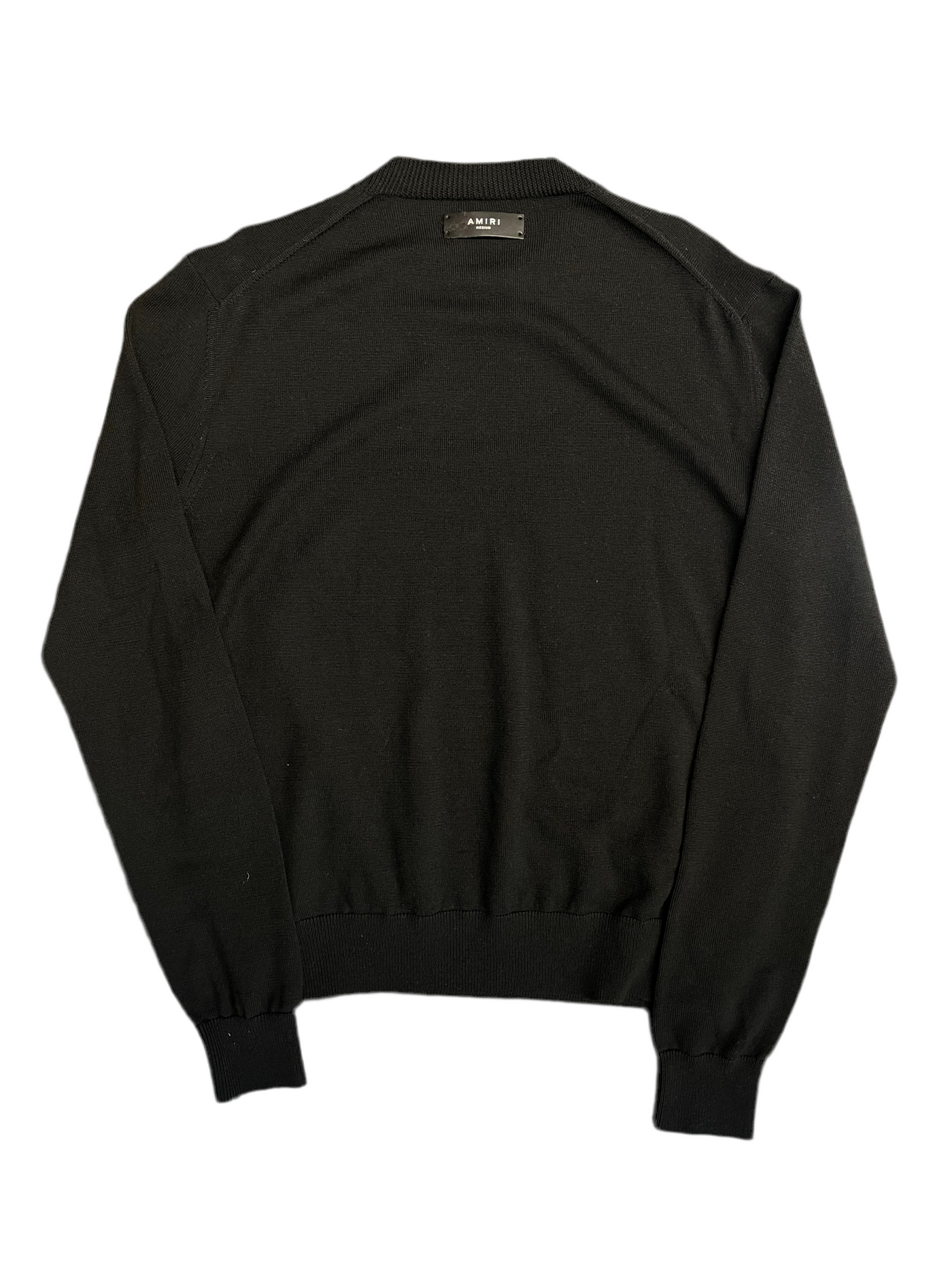 AMIRI Smoke Logo Crewneck Black