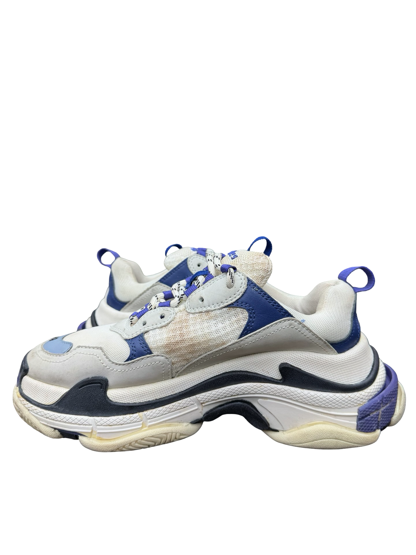 Balenciaga Triple S Blue Hi Top Sneaker