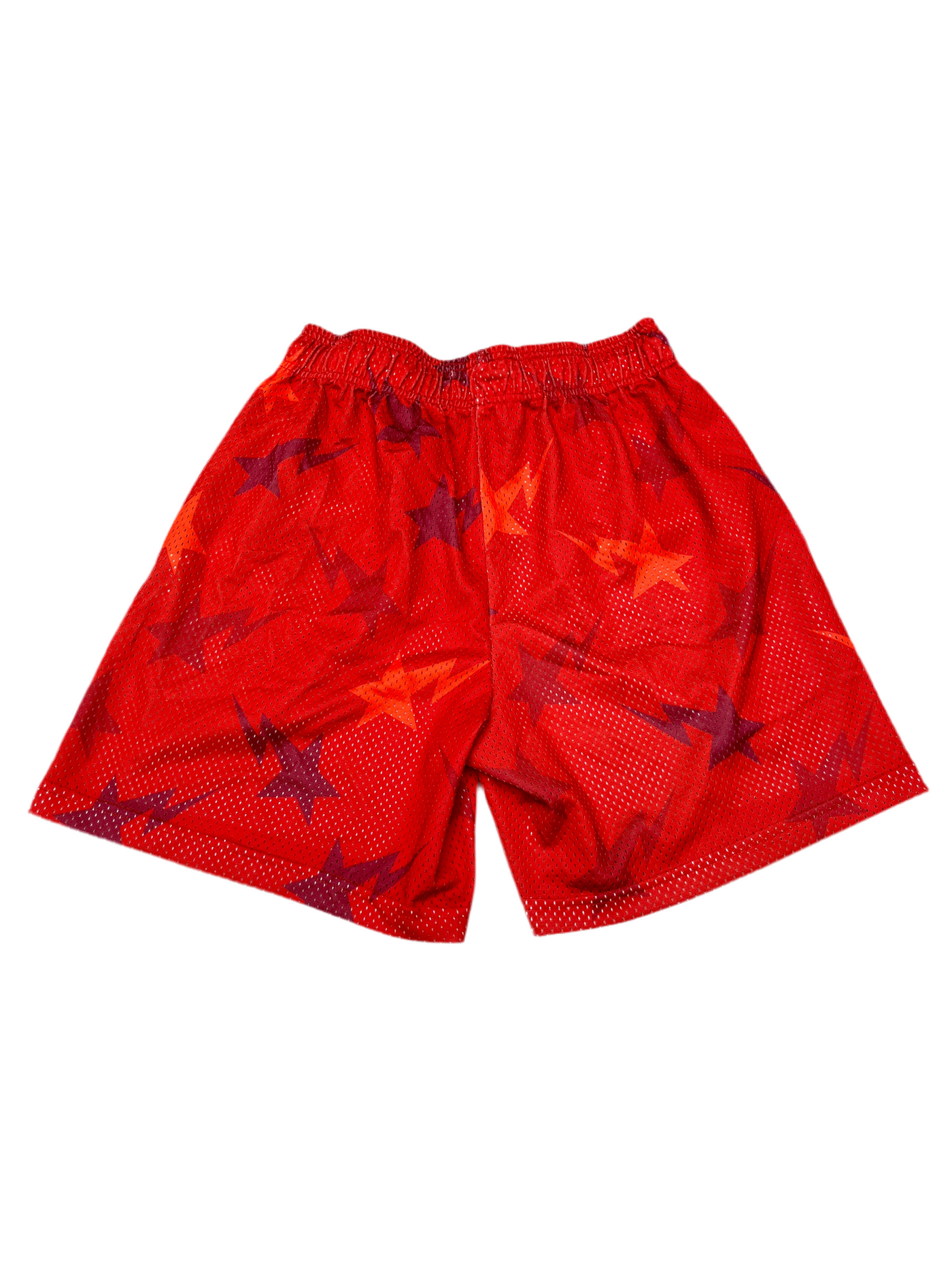 Eric Emmanuel x Bape Shorts Red Orange