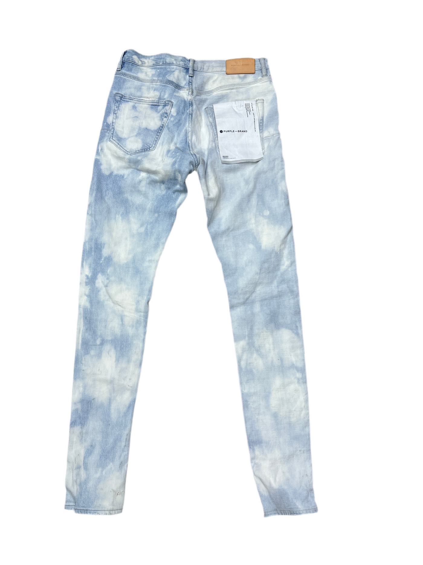Purple Brand Two Tone Cloud Print Jeans