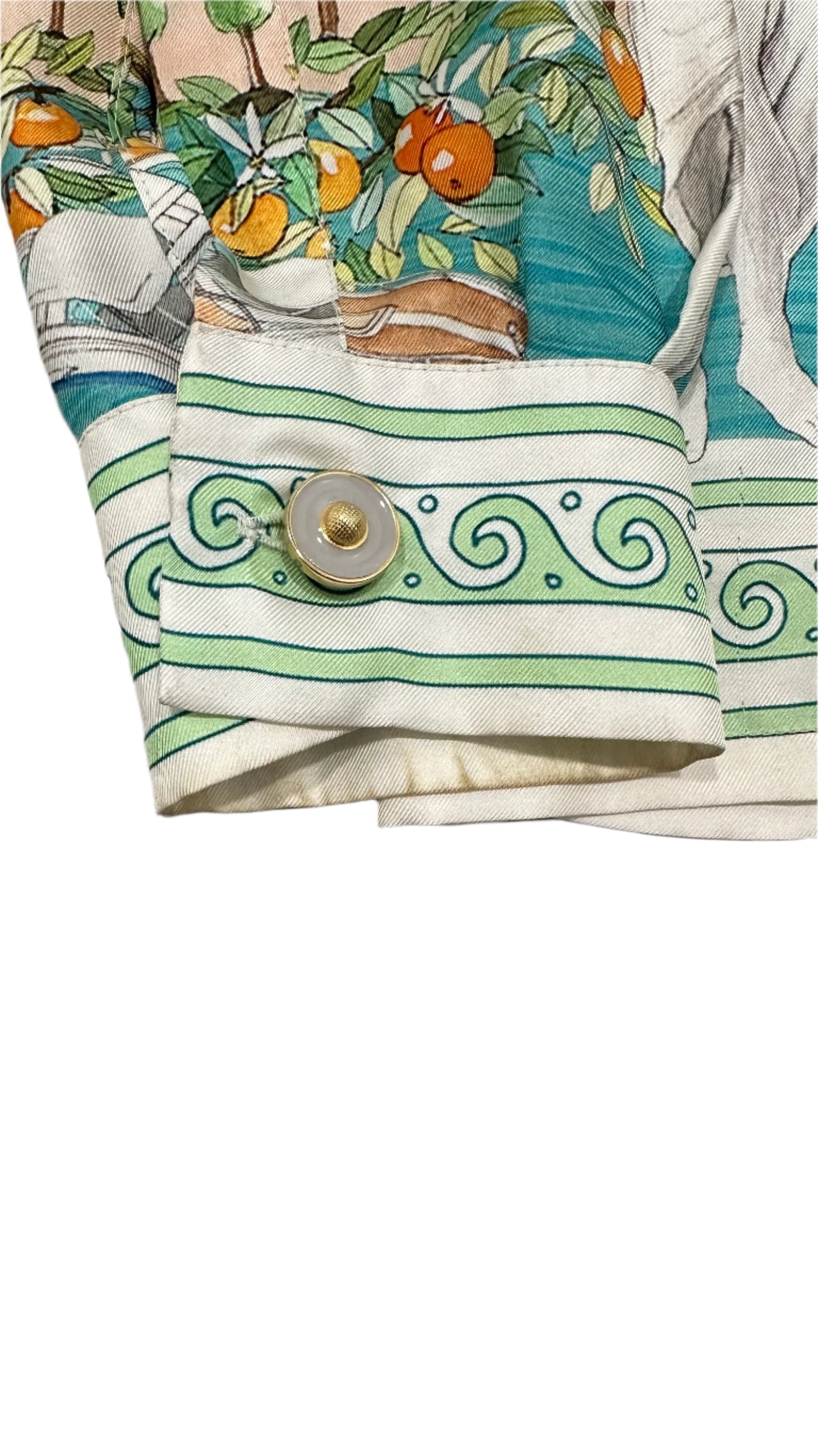 Casablanca Silk Printed Shirt Pink