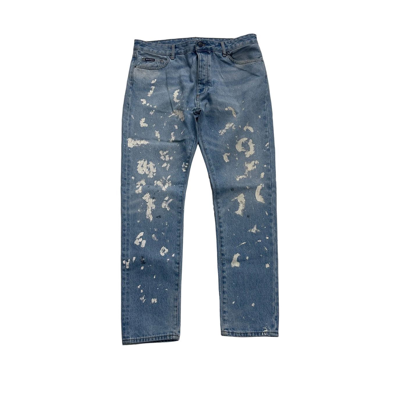 Palm Angels Light-Wash Painter Jeans
