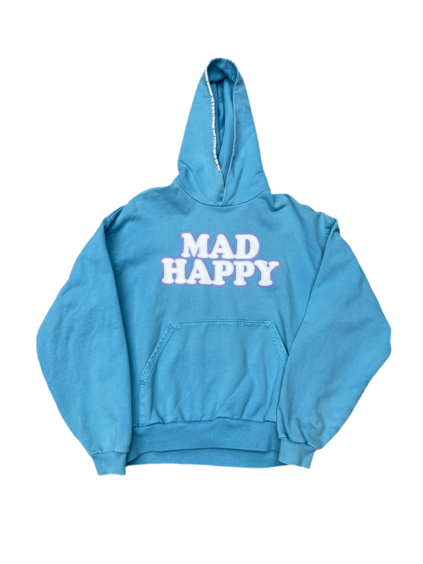 Mad Happy Hoodie Blue