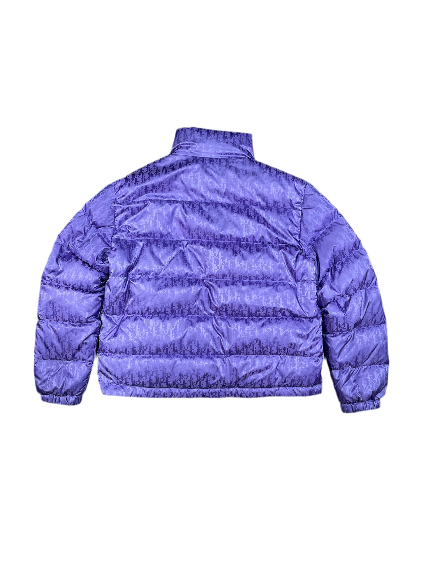 Dior Oblique Jacquard Puffer Jacket Purple