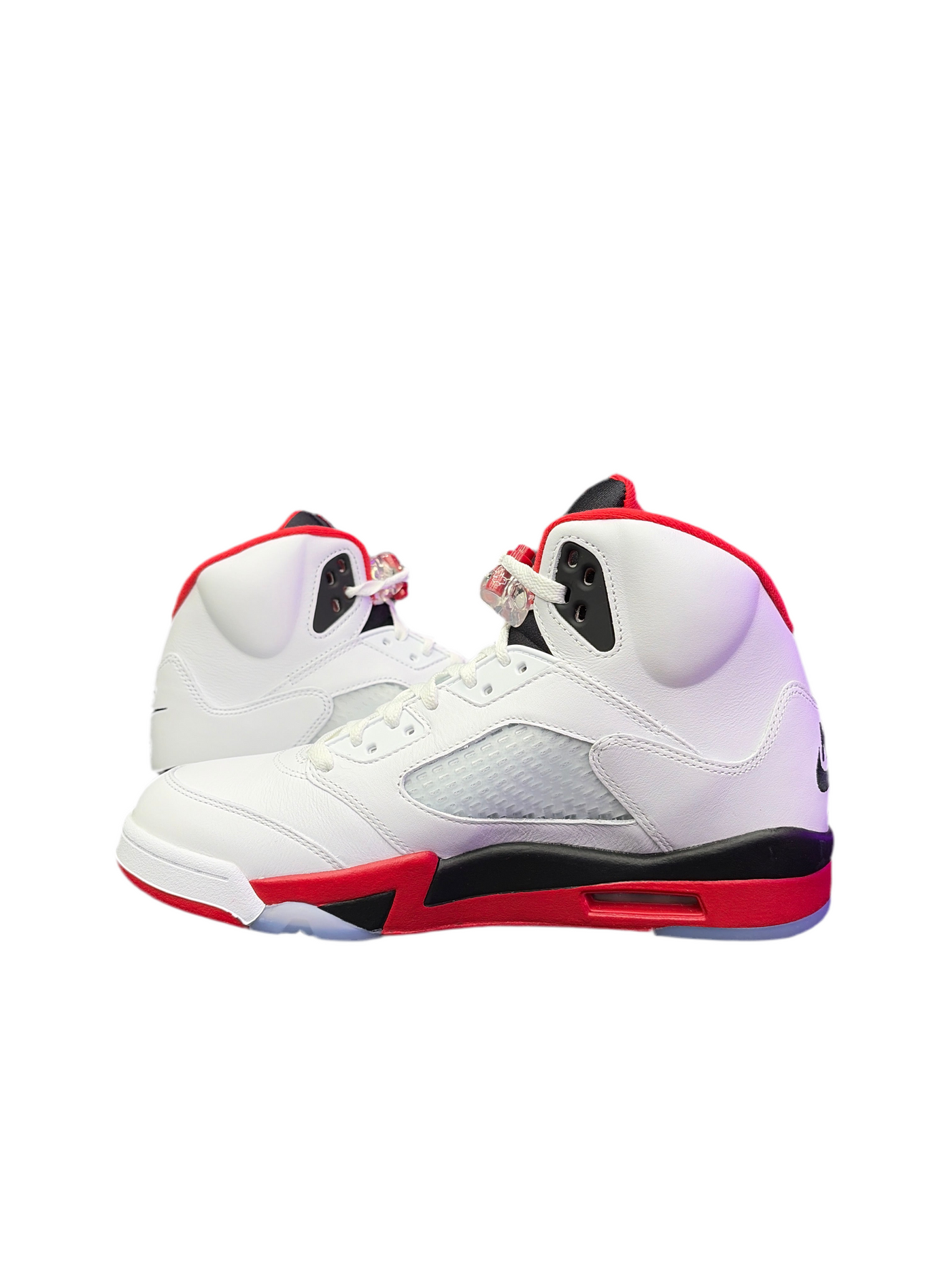 Nike Air Jordan 5 Retro Fire Red Black Tongue
