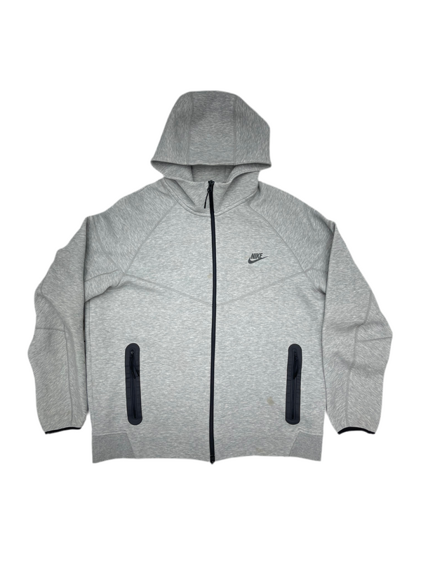 Nike Sportswear Tech Fleece Full-Zip Hoodie Heather Grey