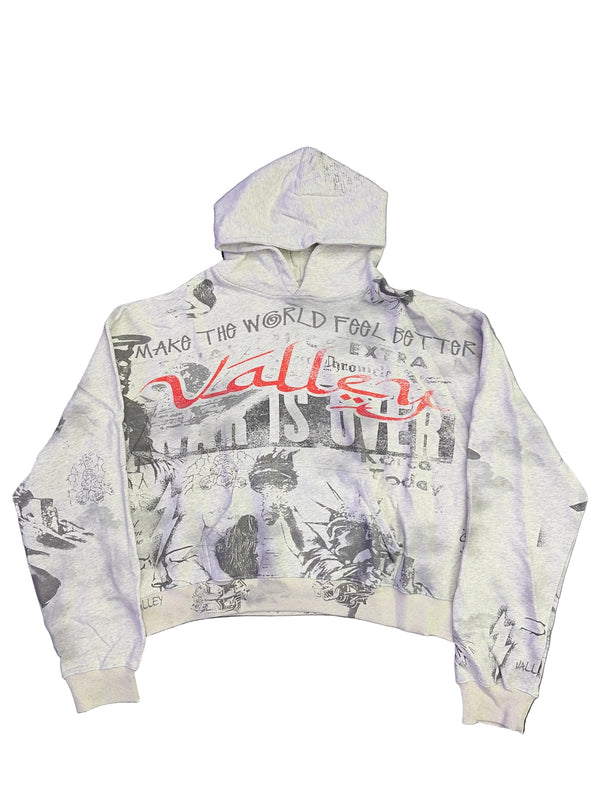 Vale Forever Mural Hoodie Grey
