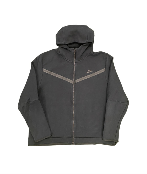 Nike Tech Full Zip Windrunner Hoodie Black