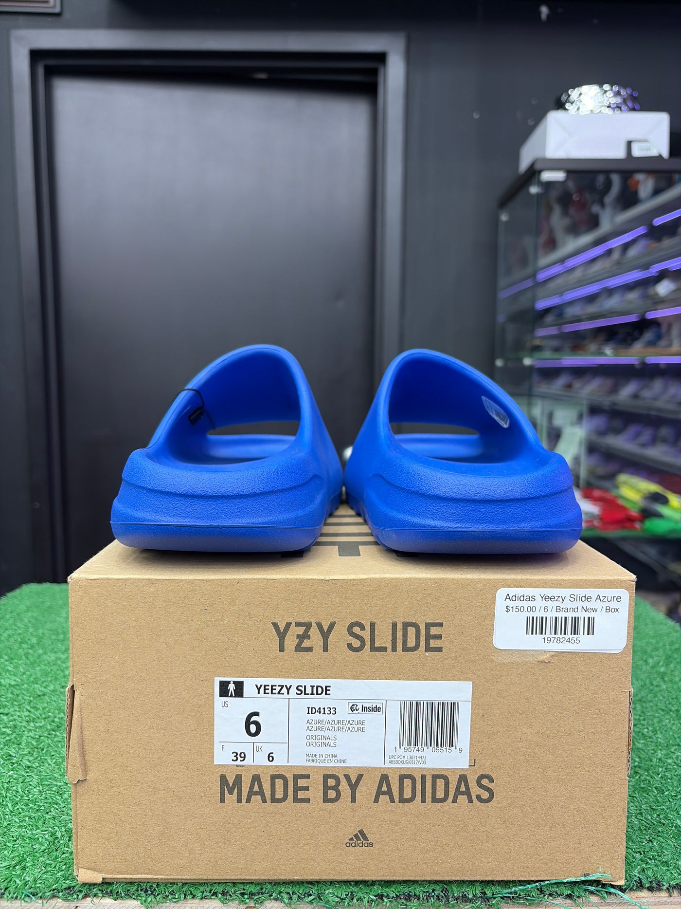 Adidas Yeezy Slide Azure