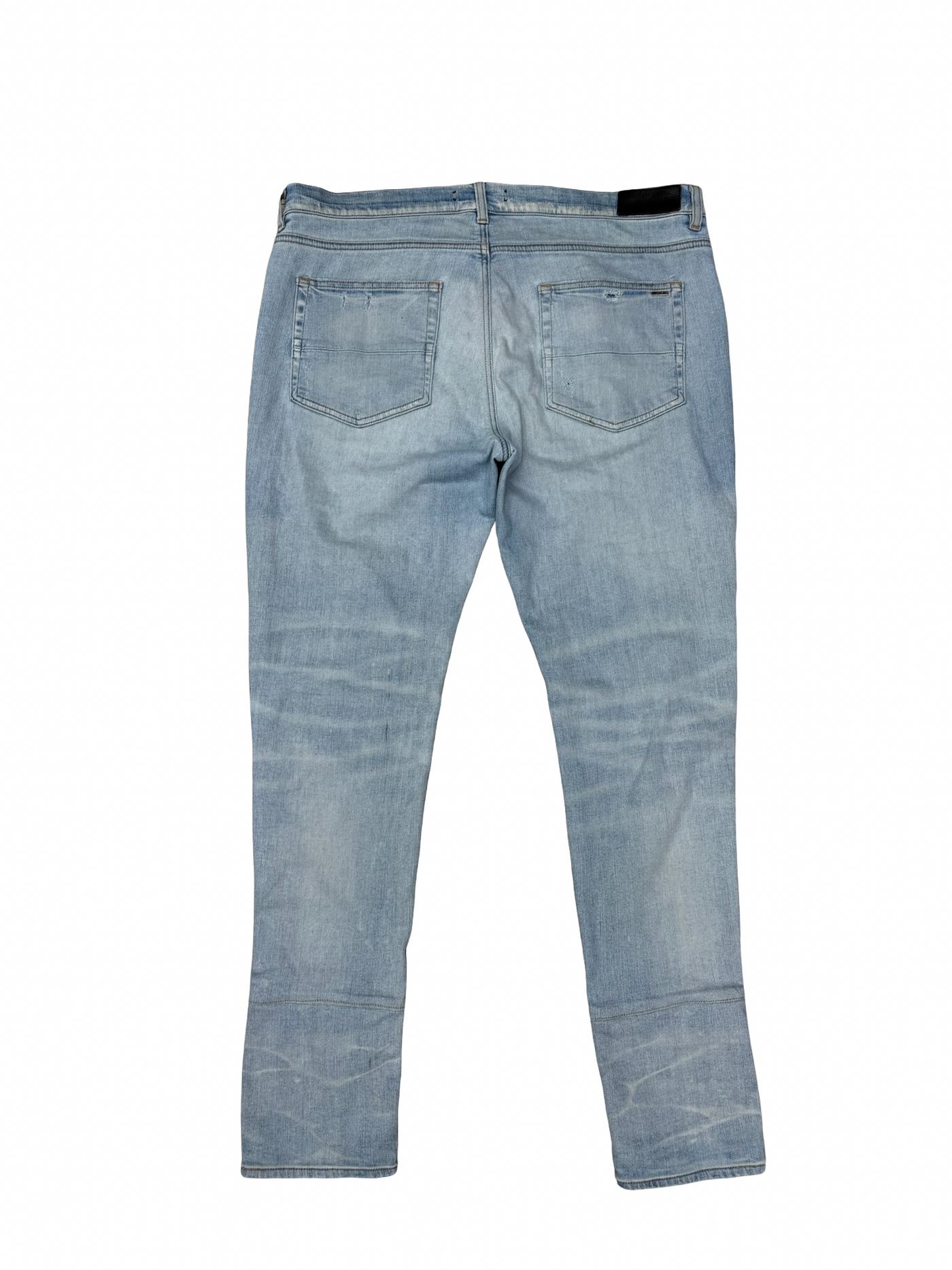 Amiri MX1 Bandana Patch Jeans Blue