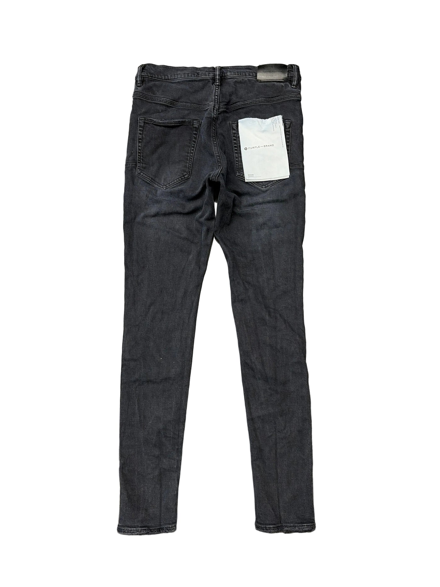 Purple Brand Slim Distressed Jeans Black