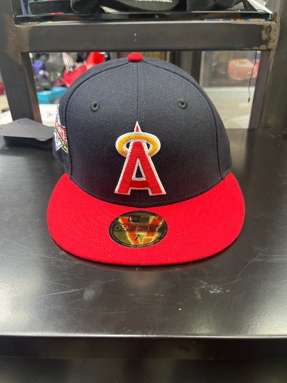 LA Angles All Star Game Cap Red & Black