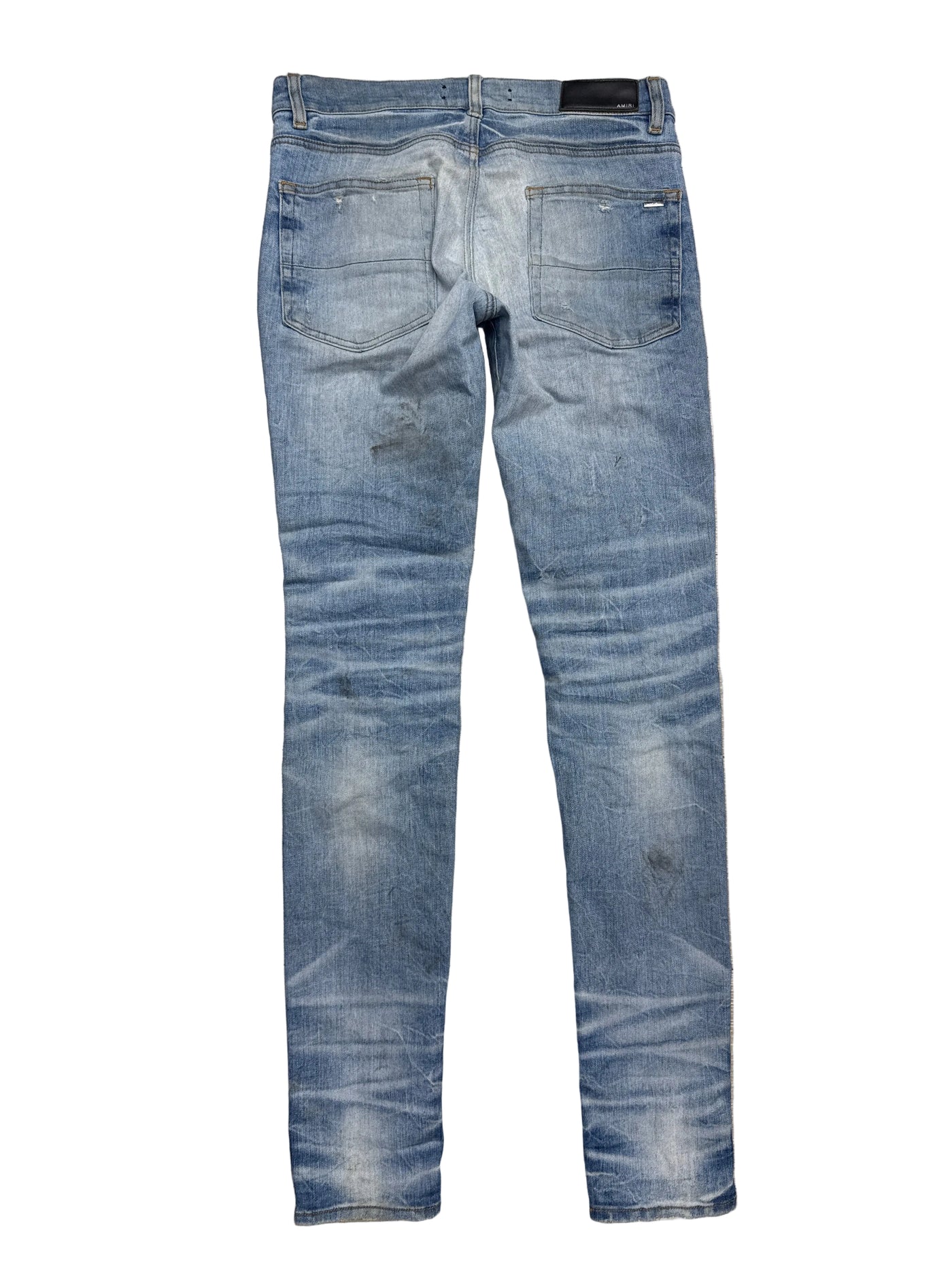 Amiri MX1 Black Patch Crystal Jeans