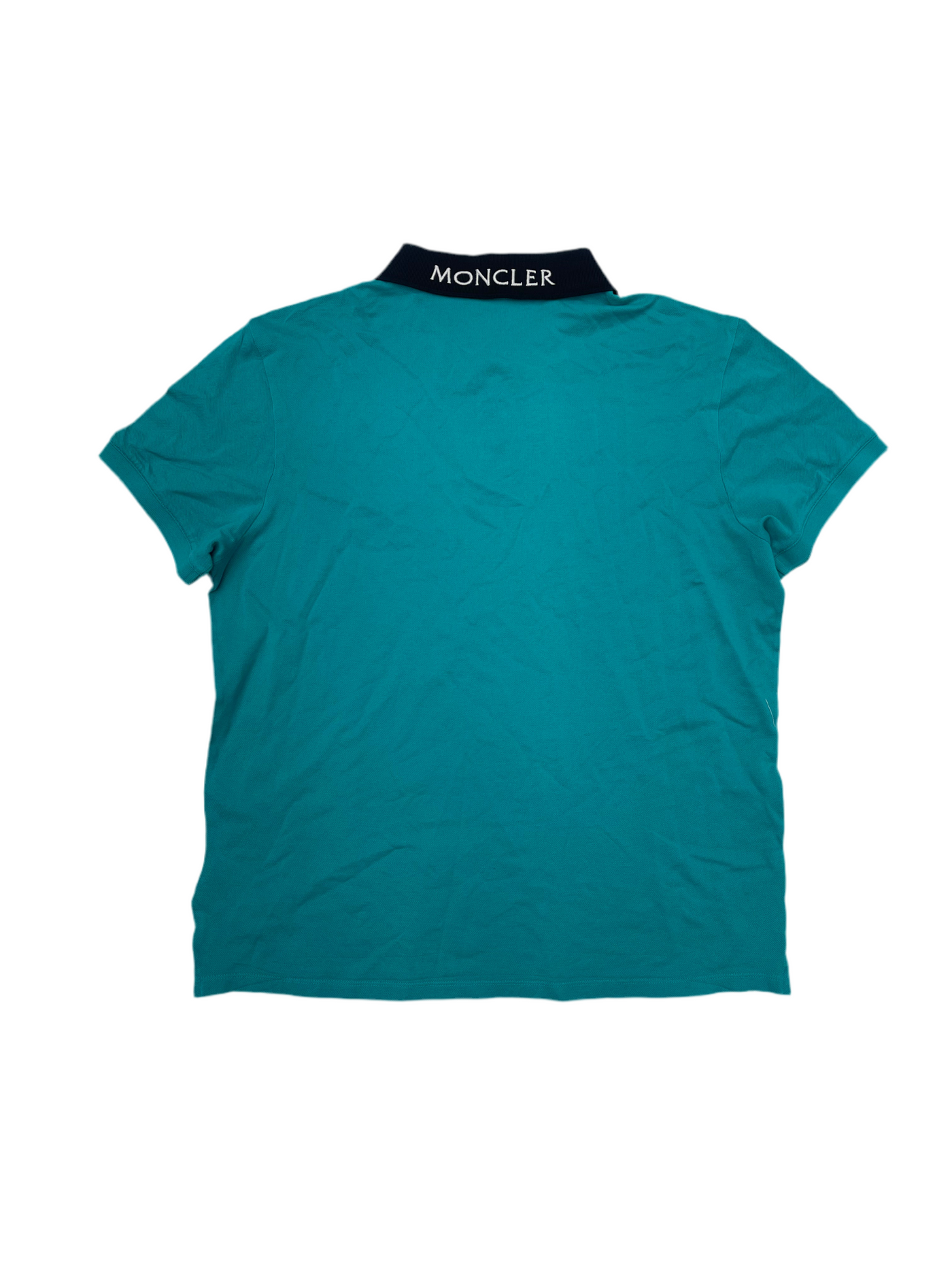 Moncler Colorblock Pattern Collar Polo Shirt