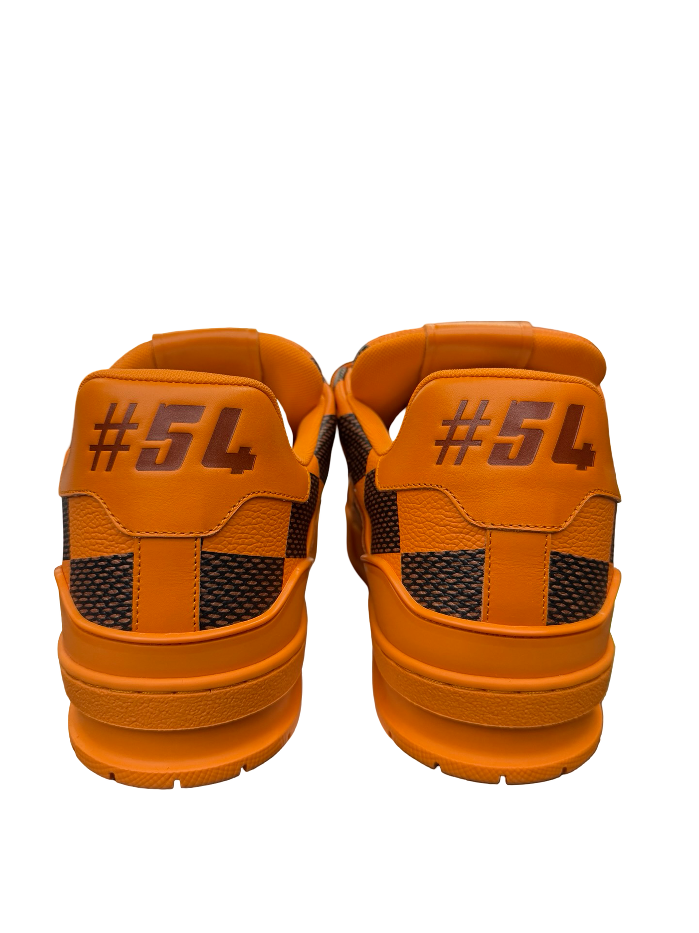 LV Trainer Sneaker Damier Pop Orange