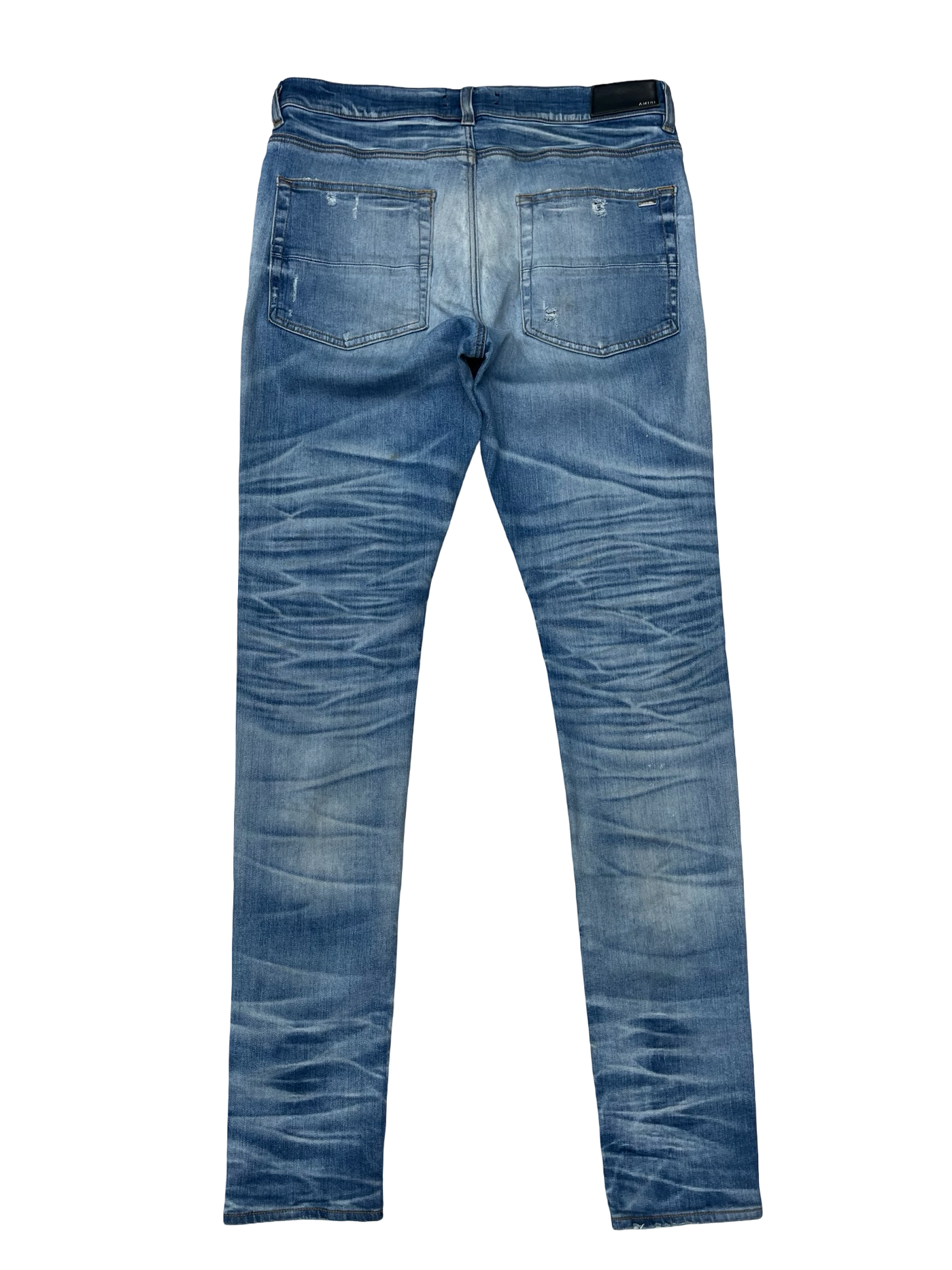 Amiri Honeycomb Stack Jeans Indigo