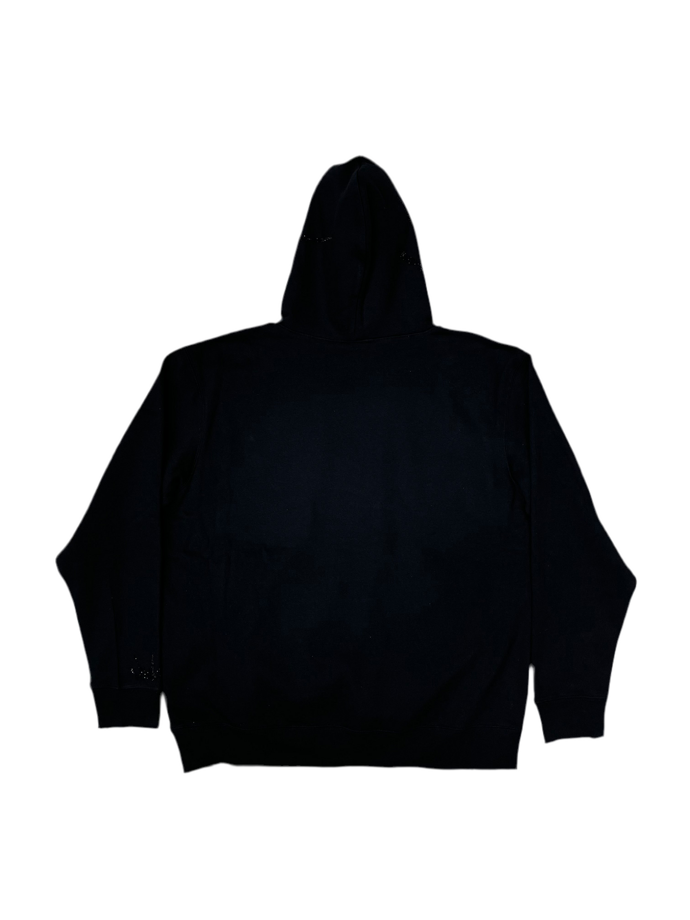 NewYrrk Black Pullover Hoodie w/ Black Crystal