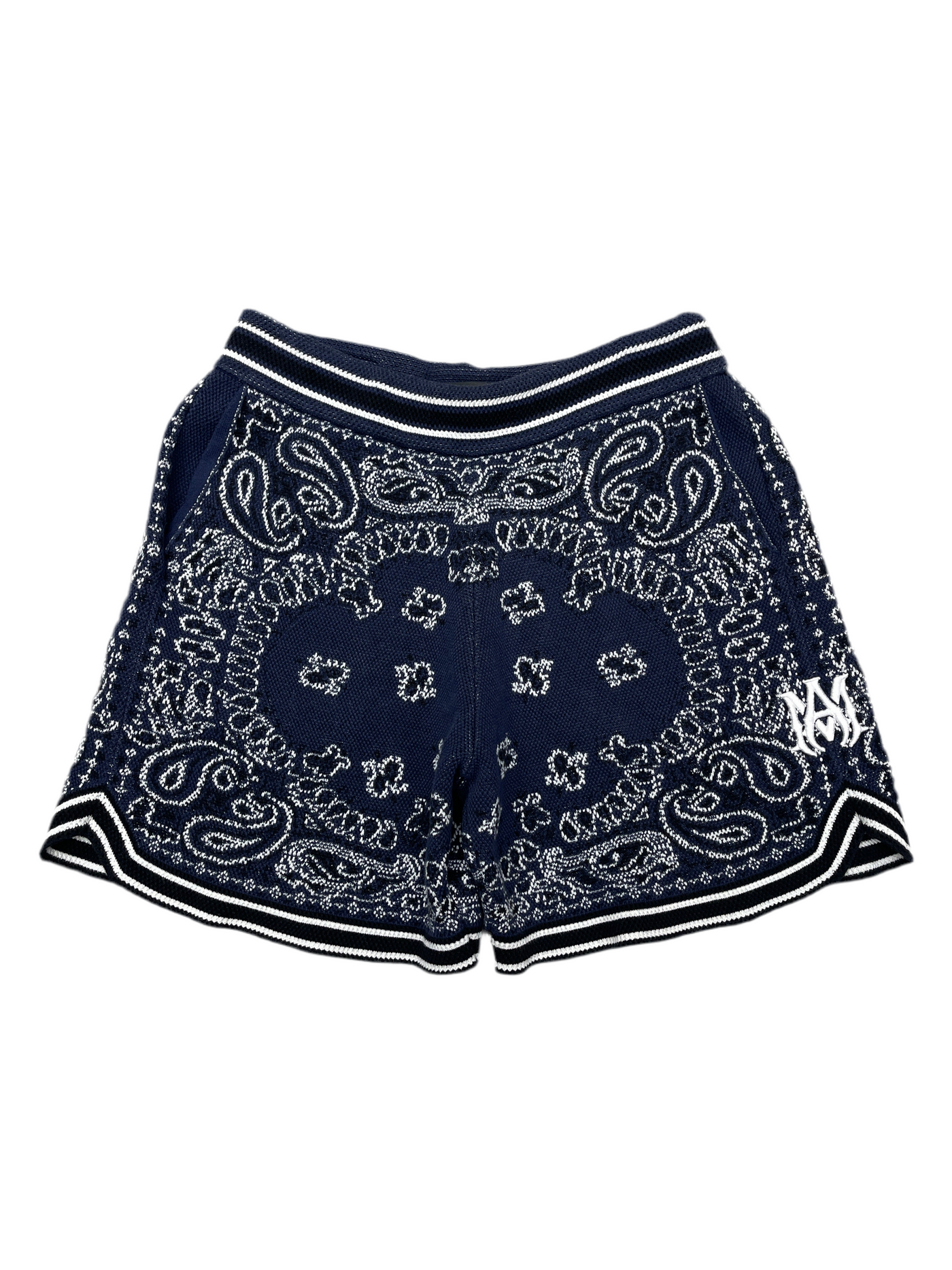 AMIRI Paisley Shorts Blue