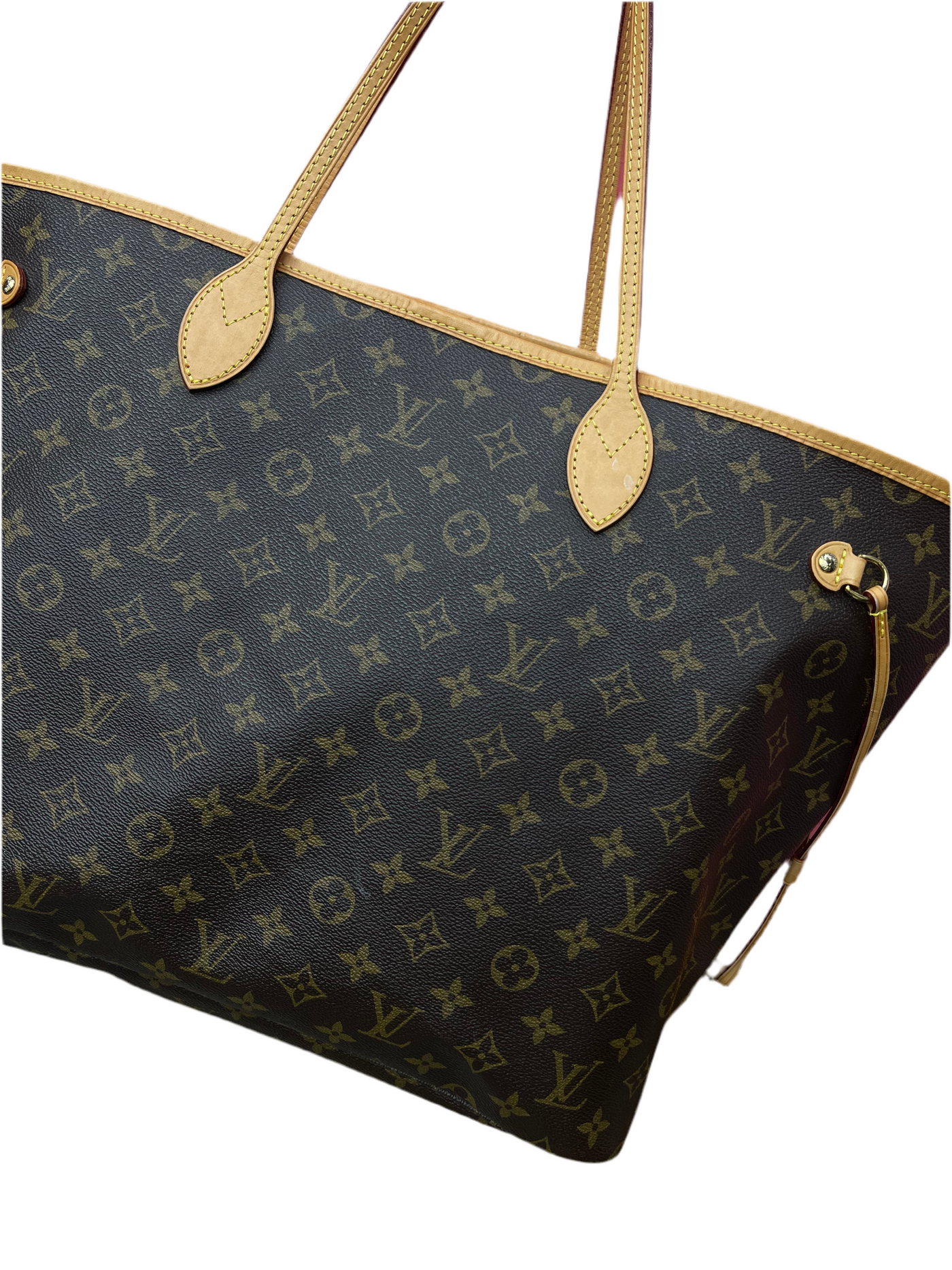 LV Neverful GM Monogram Rose Pondichery