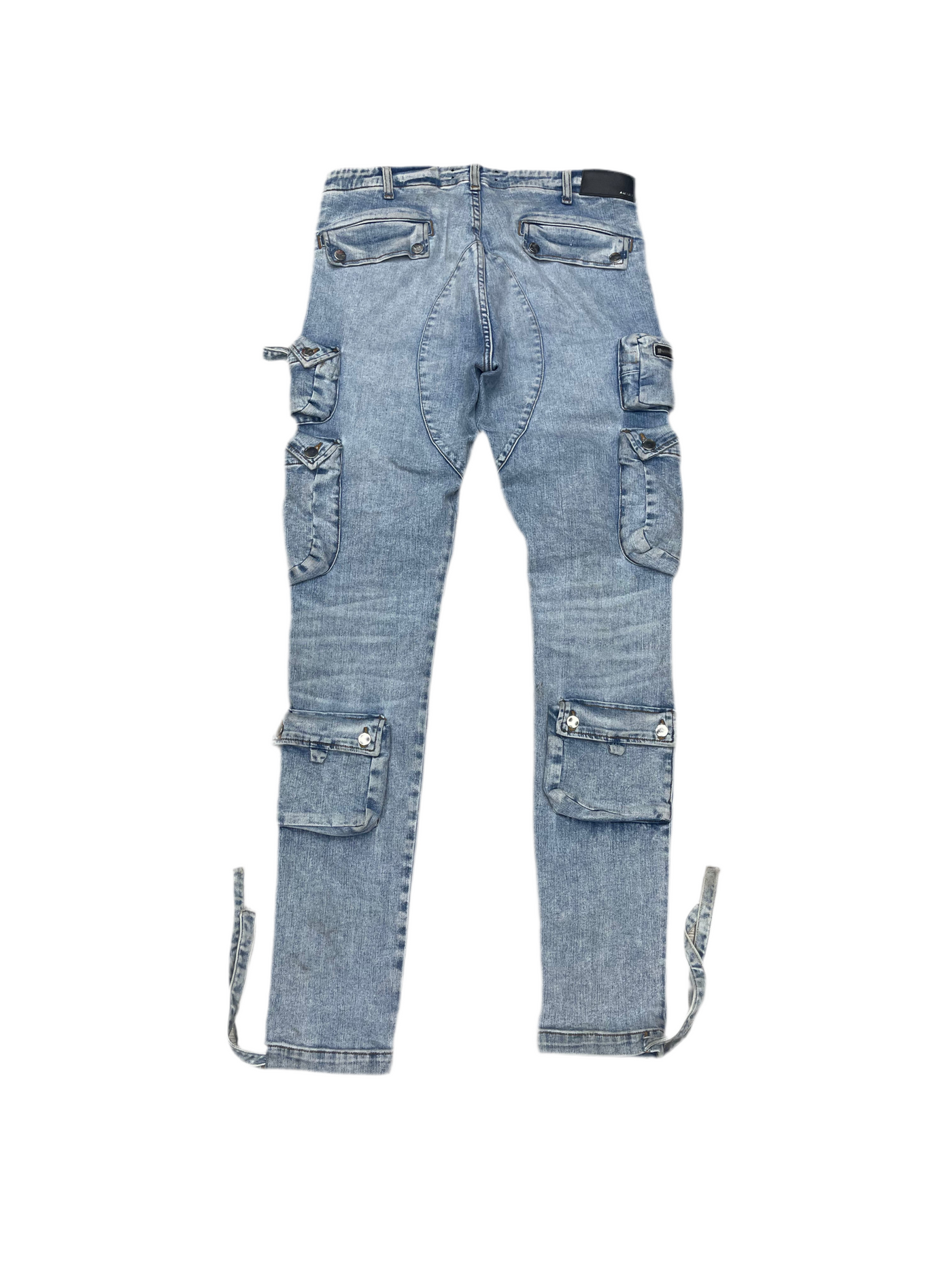 Amiri Multi Pocket Jeans Blue