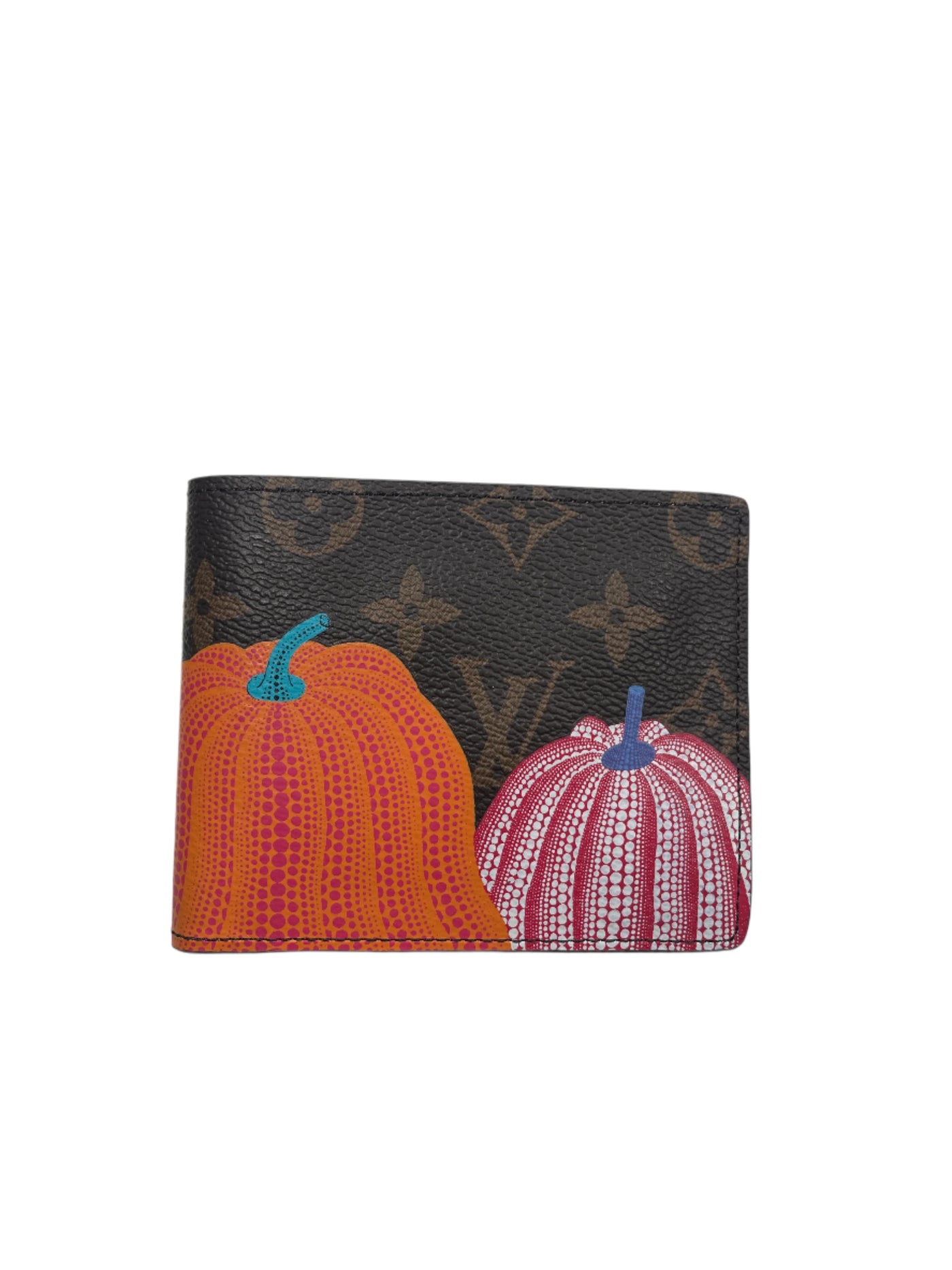 LV X Yayoi Kusama Pumpkin Bifold Wallet