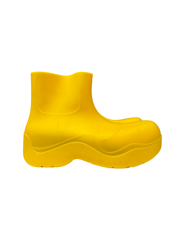 Bottega Veneta Puddle Rubber Boot Yellow