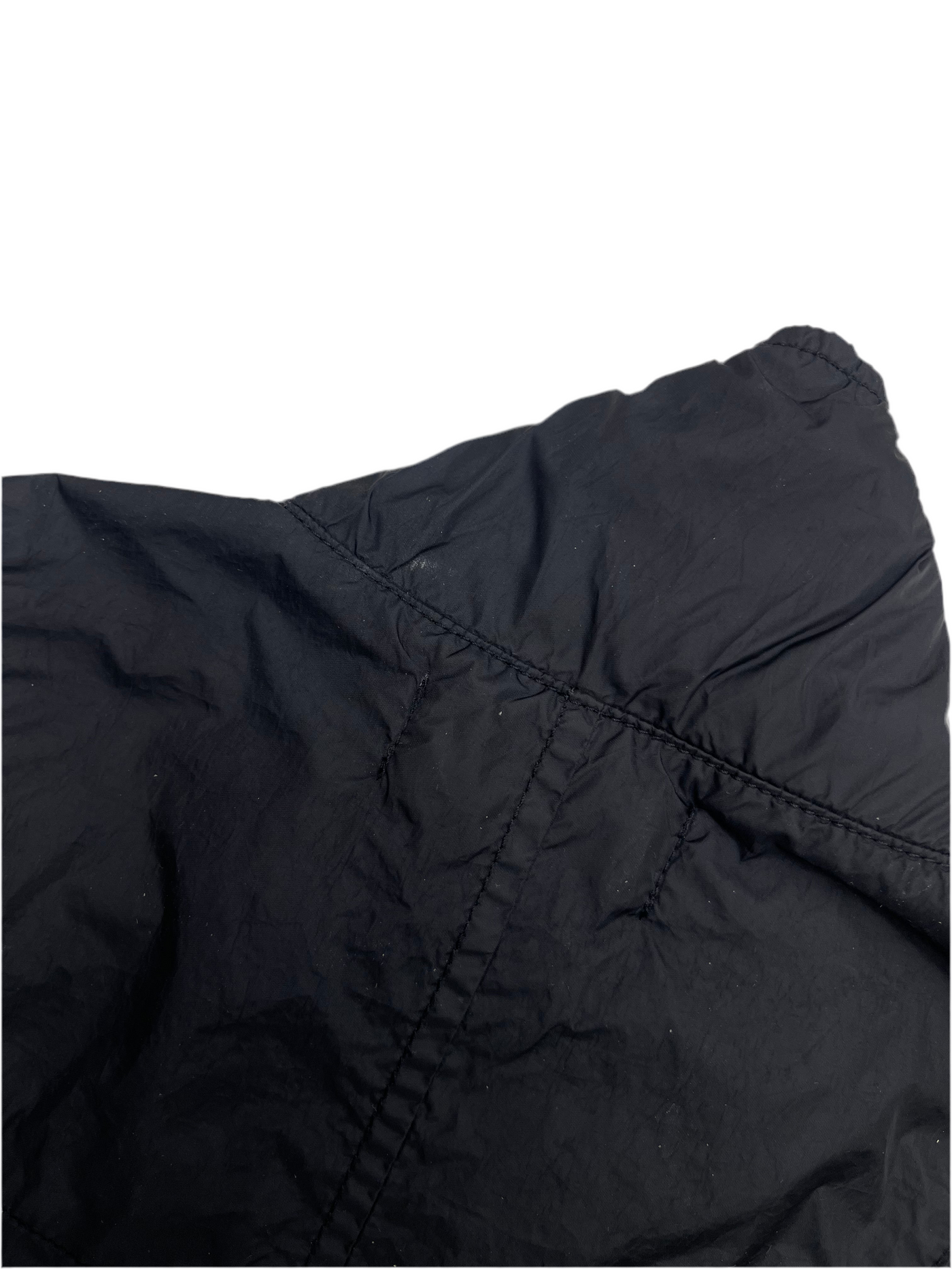 Stone Island Garment Dyed Crinkle Nylon Bomber Jacket Black