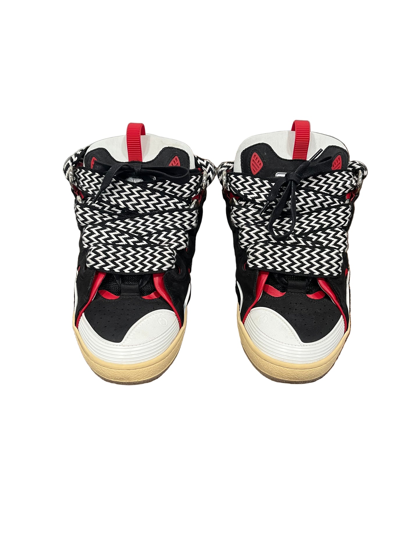 Lanvin Leather Curb Sneakers
