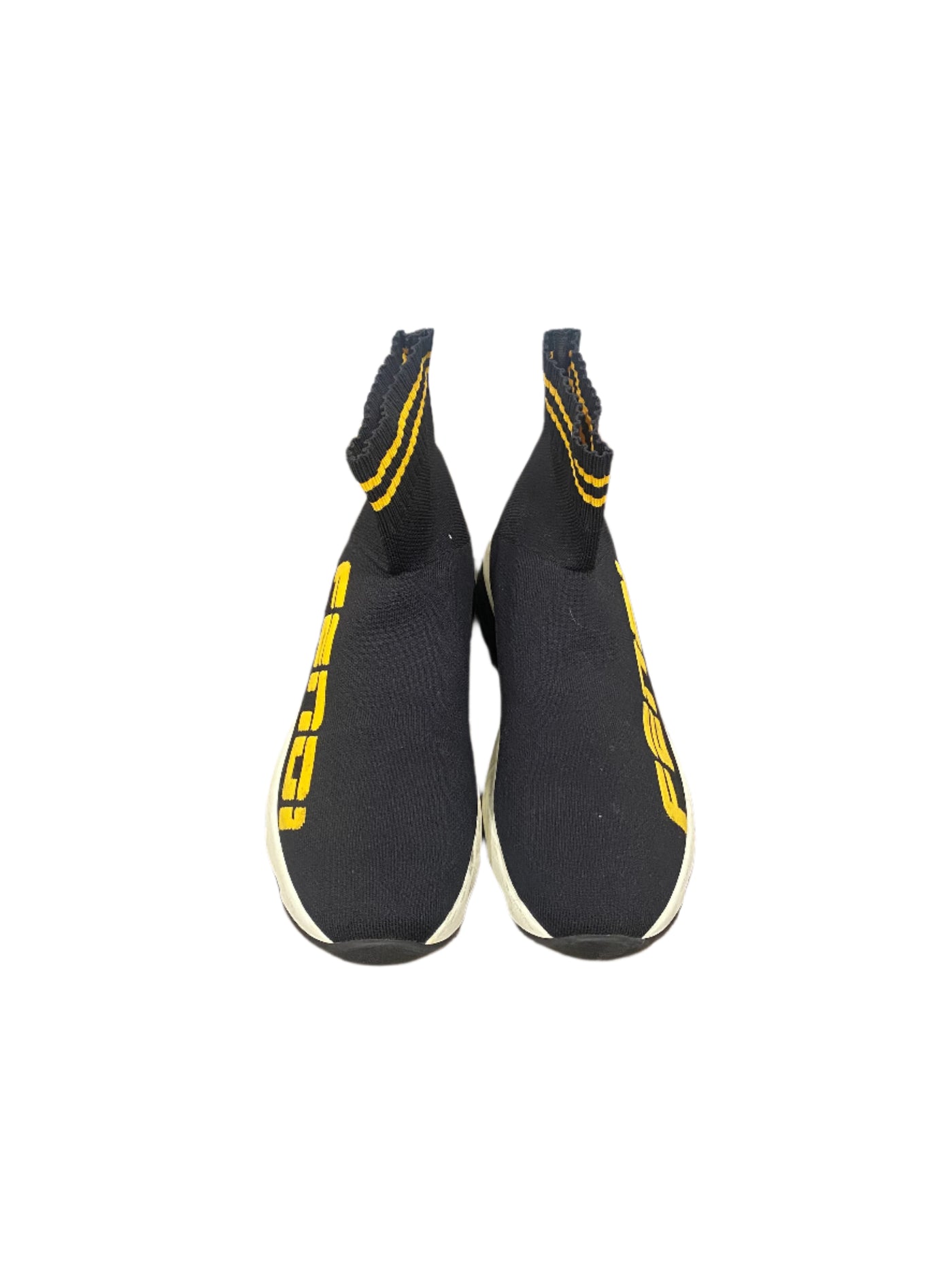 Fendi Fabric Sneakers Black Yellow