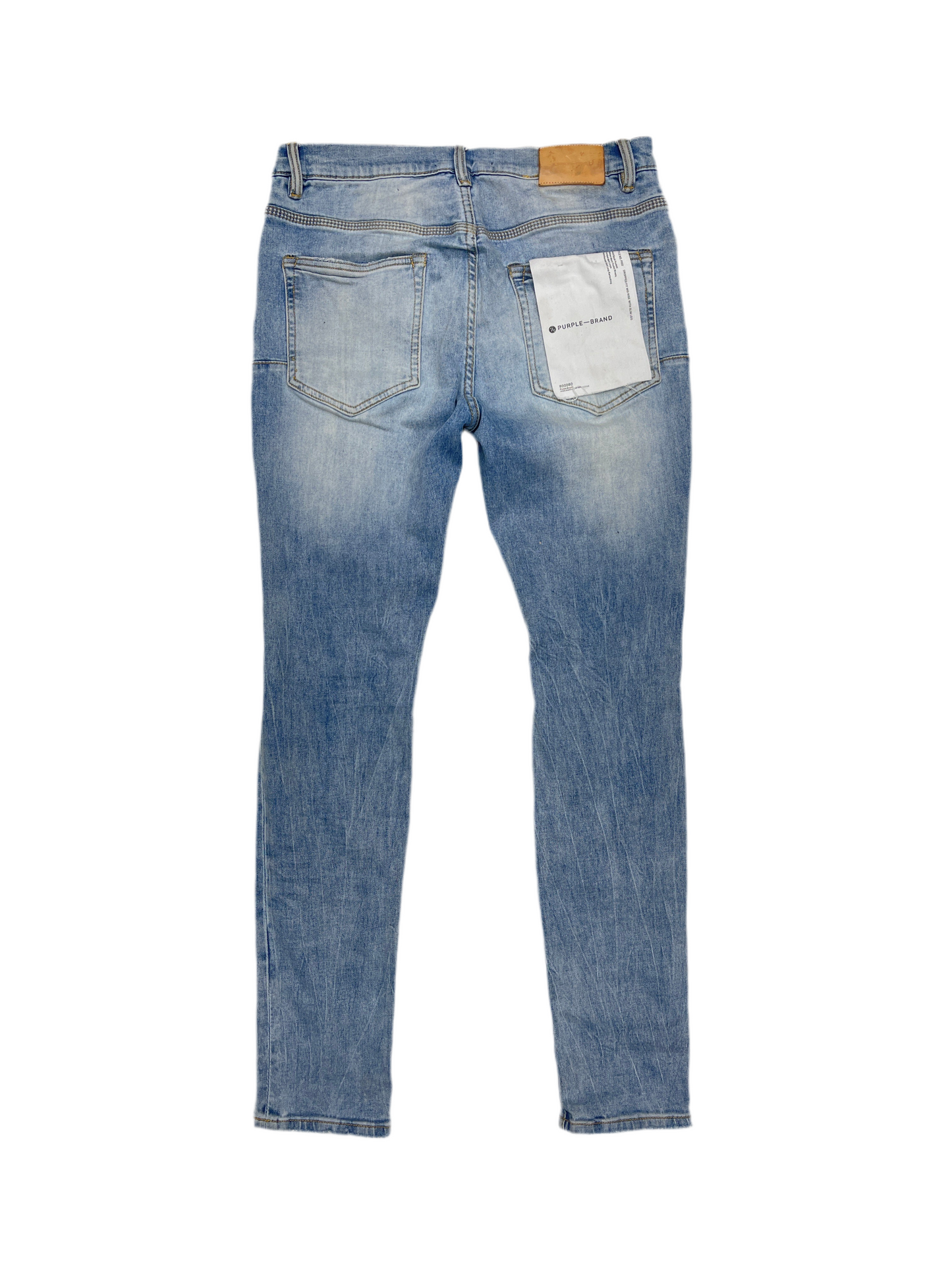 Purple Brand Dropped Fit Mid Rise Slim Jeans Indigo
