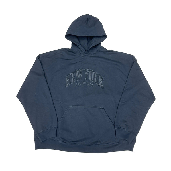 Balenciaga New York Embroidered Hoodie
