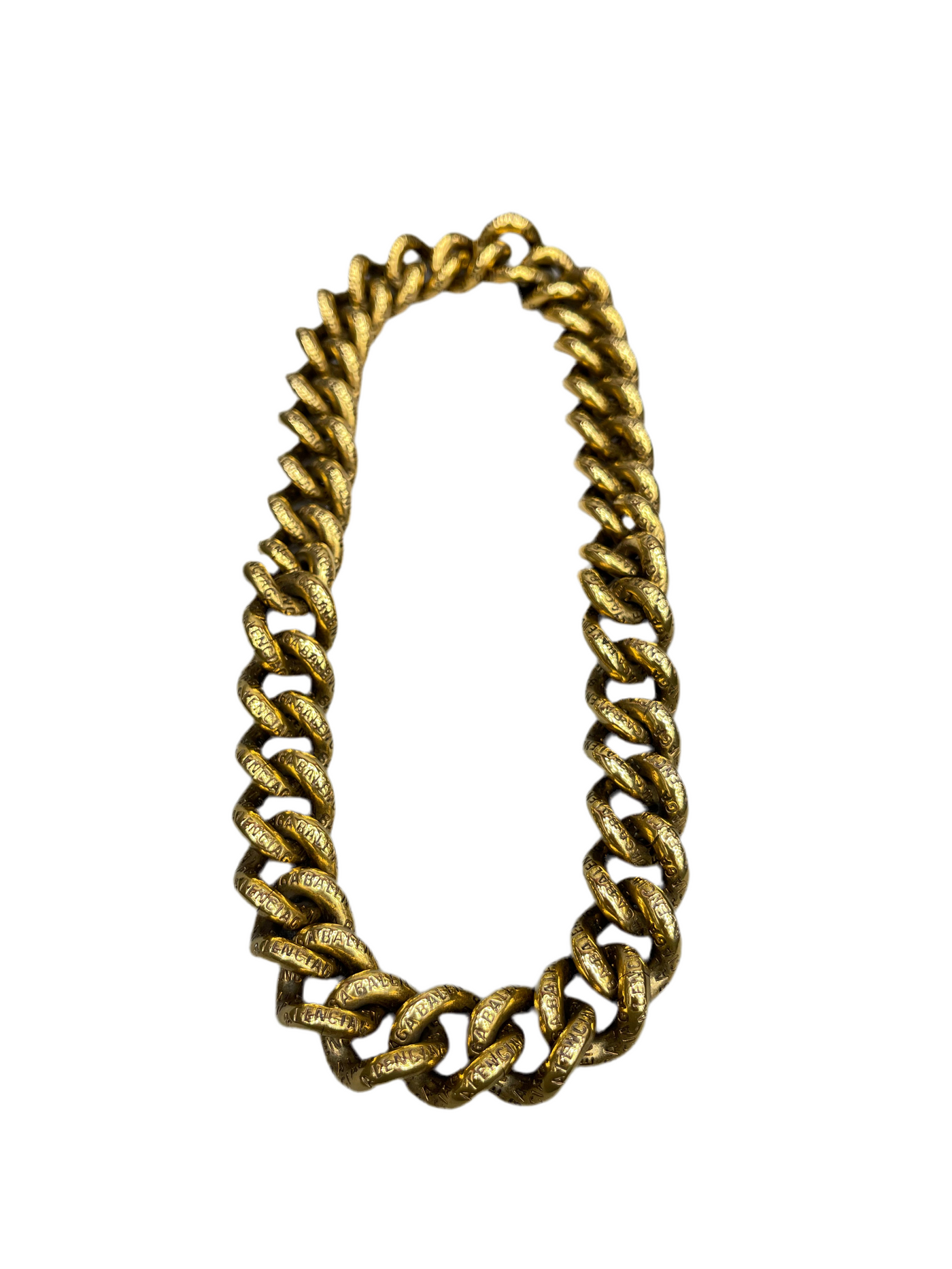 Balenciaga Engraved Logo Choker