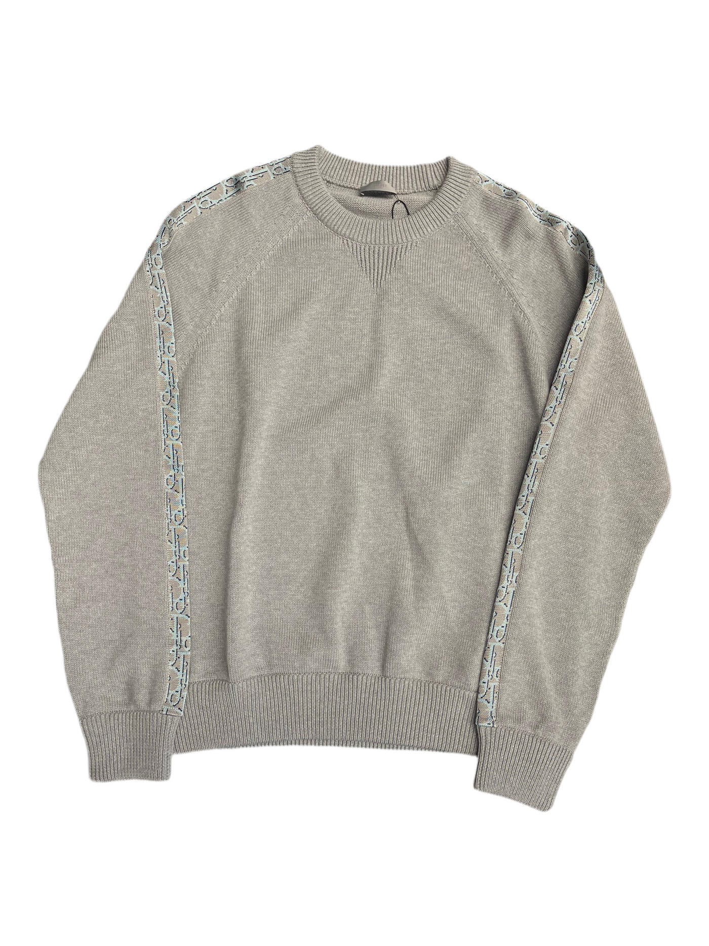 Dior Knitted Pullover Monogram L/S Grey