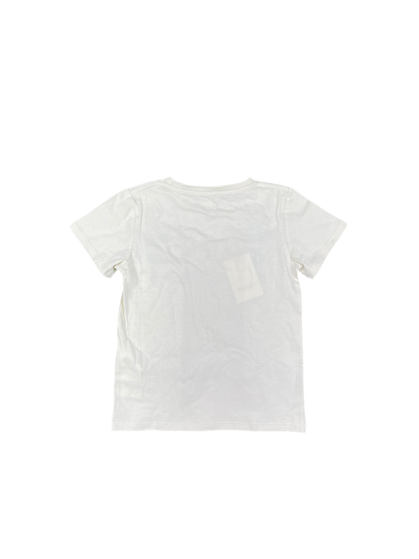 Kids Gucci Dog Print Cotton Jersey T-Shirt Cream Red