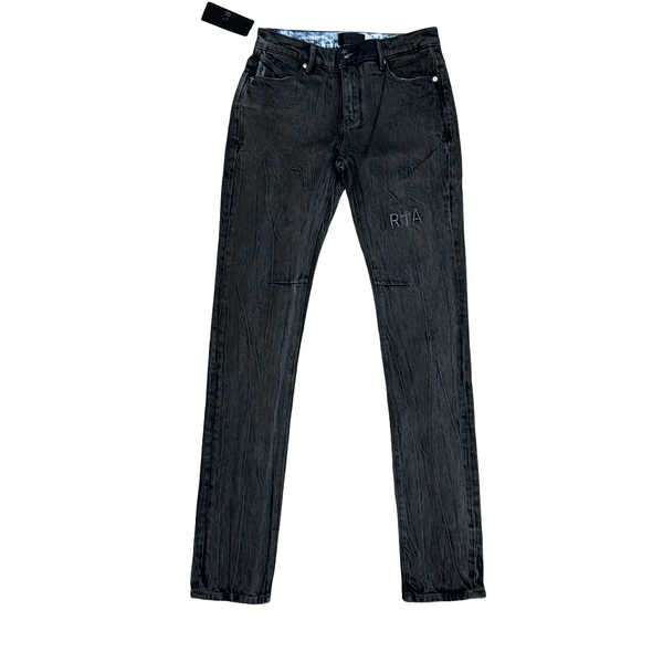 RTA Clayton Grey Wax Skinny Jeans