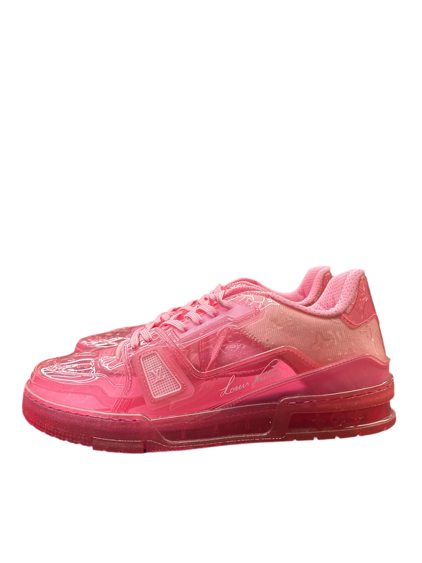 LV Trainer Transparent Pink