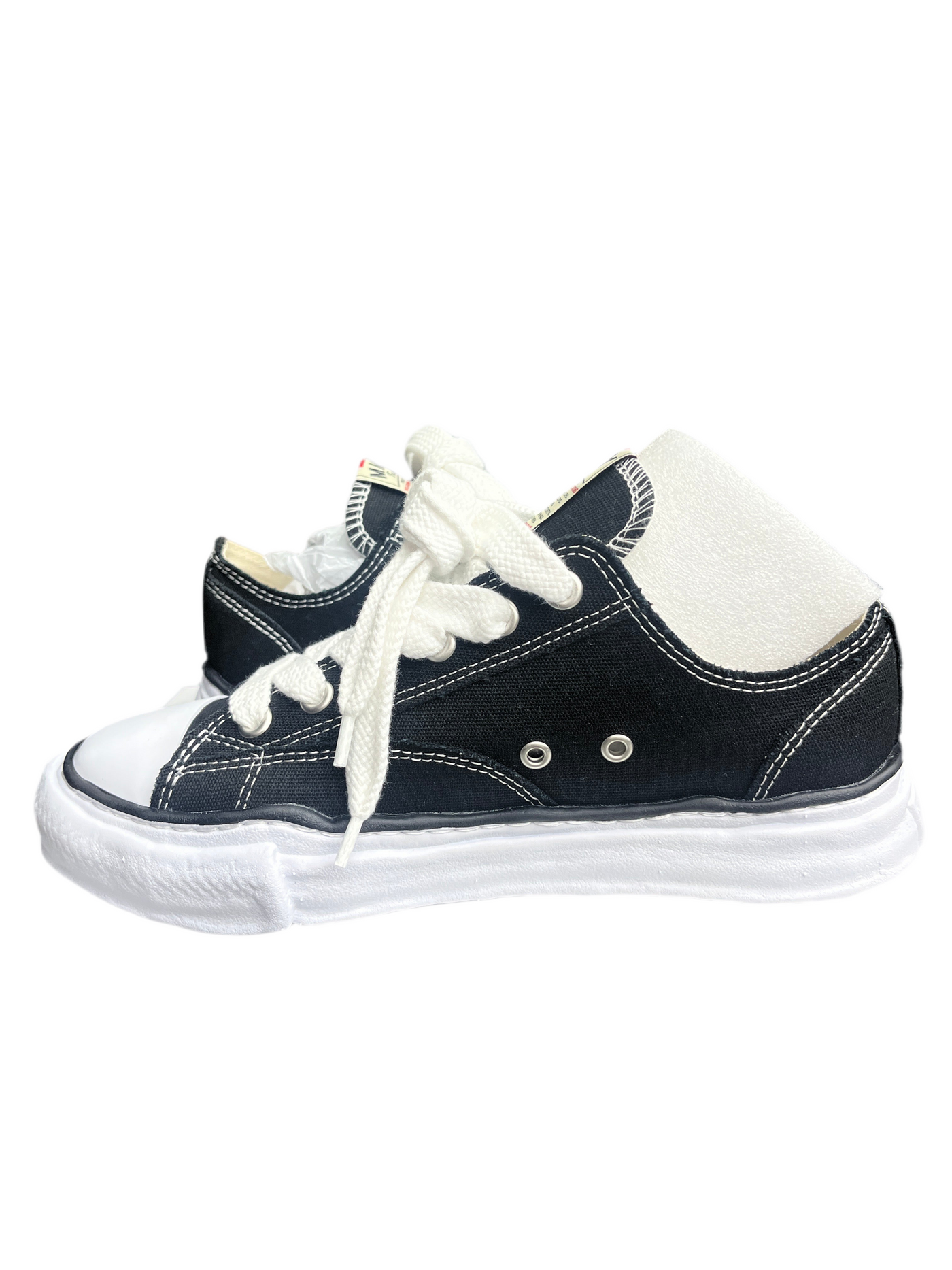 Maison Mihara Yasuhiro Black Low Top Sneakers
