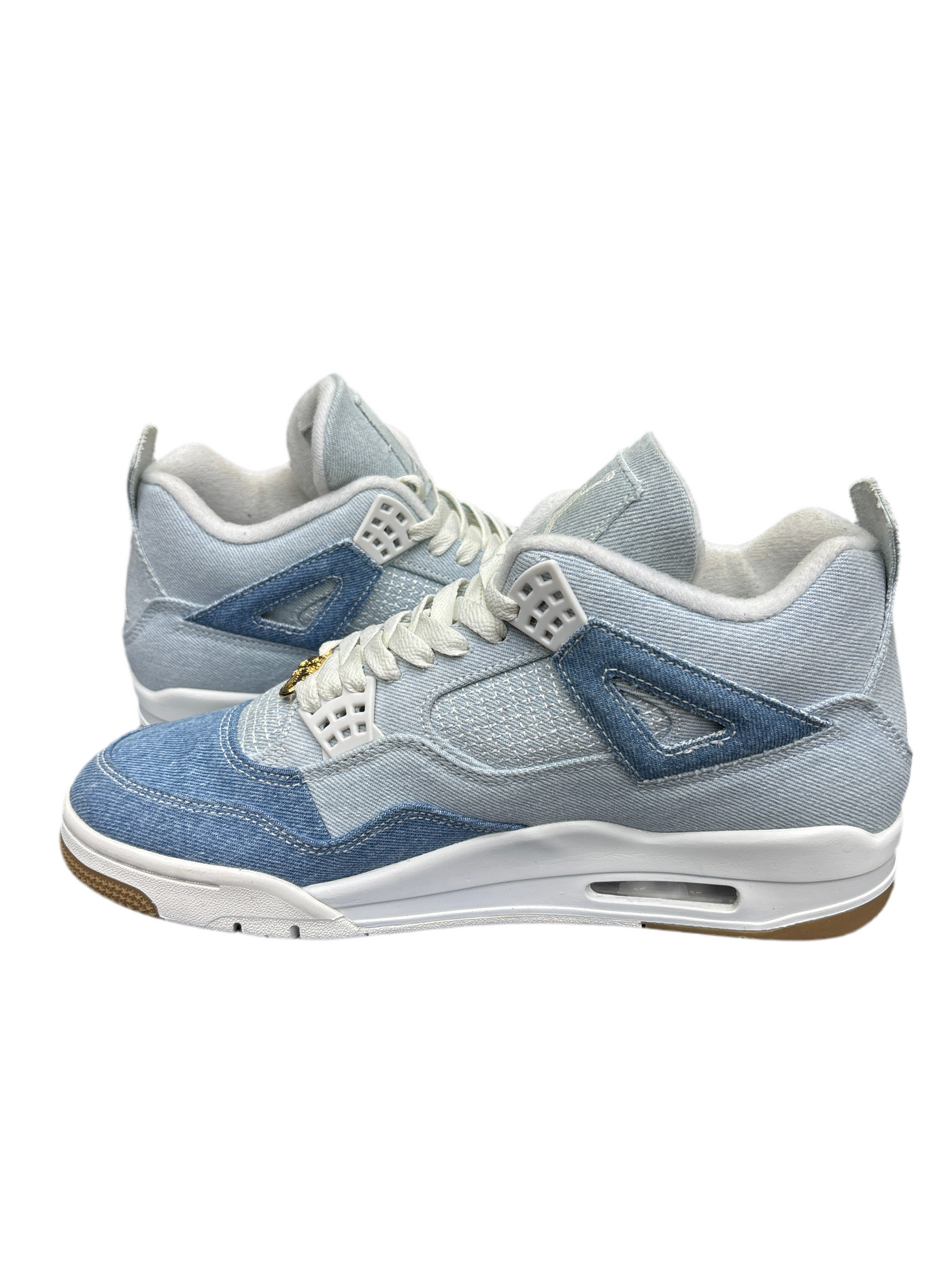 WMNS Nike Air Jordan 4 Retro TEX Denim Worn Blue