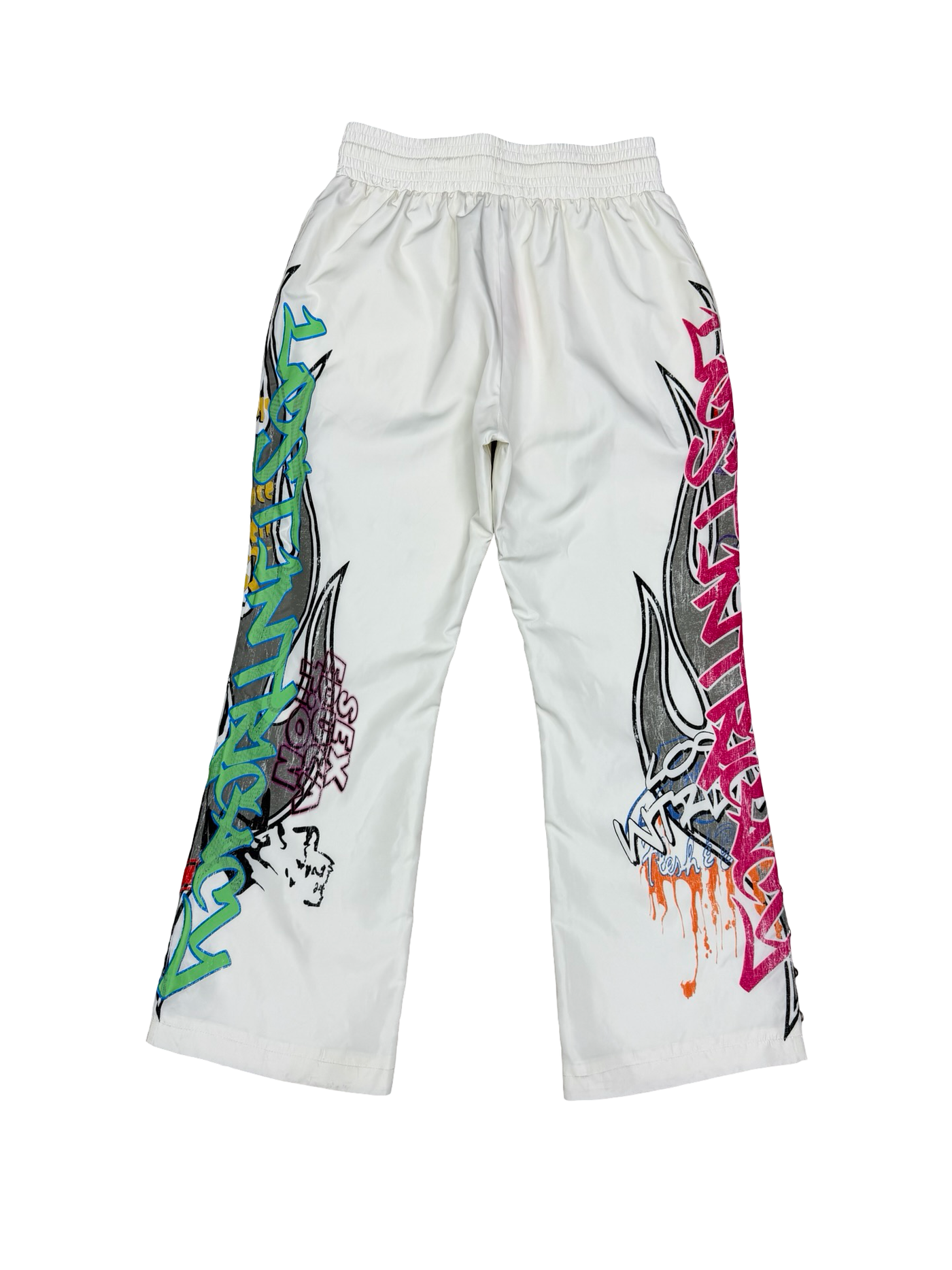 Lost Intricacy University White Track Pants