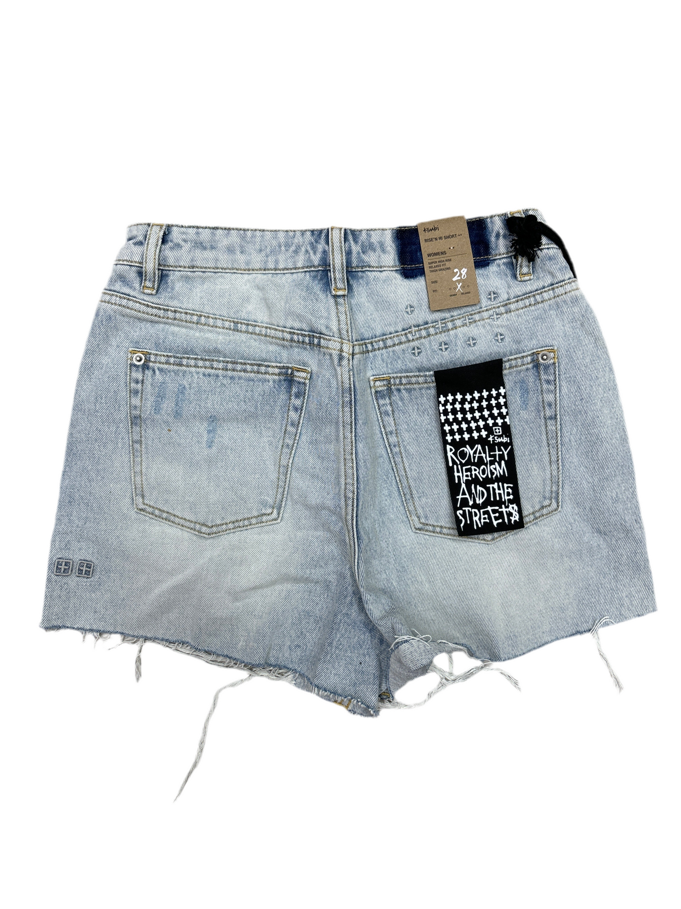 Ksubi Washed Denim Jean Shorts