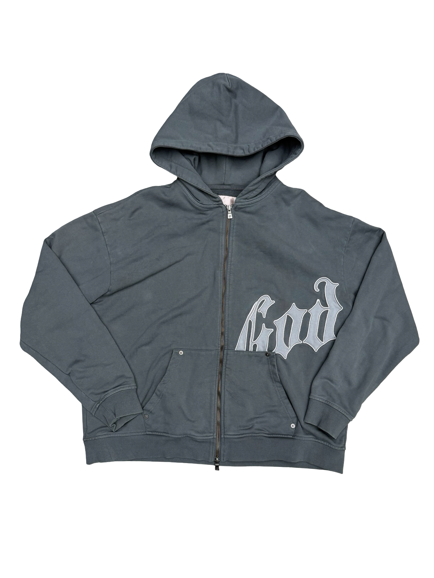 Godspeed OG Logo Hoodie V2  Stone Grey