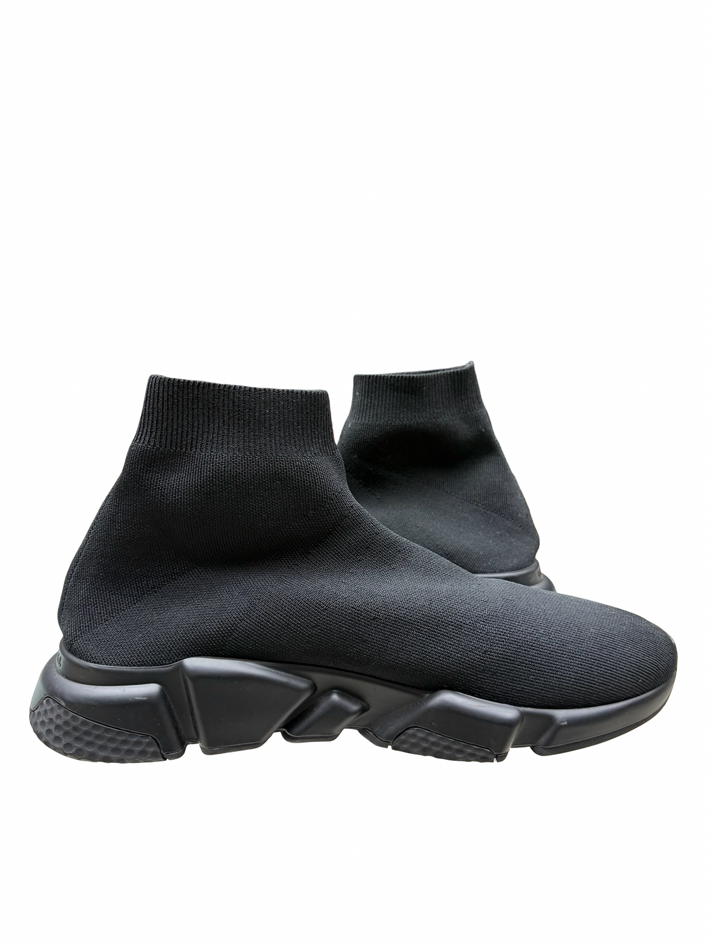 Balenciaga Speed Trainer 2.0 Black Graffiti Printed Sole Sneakers
