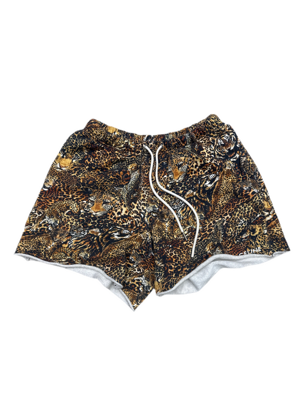 Celine Tiger Print Shorts