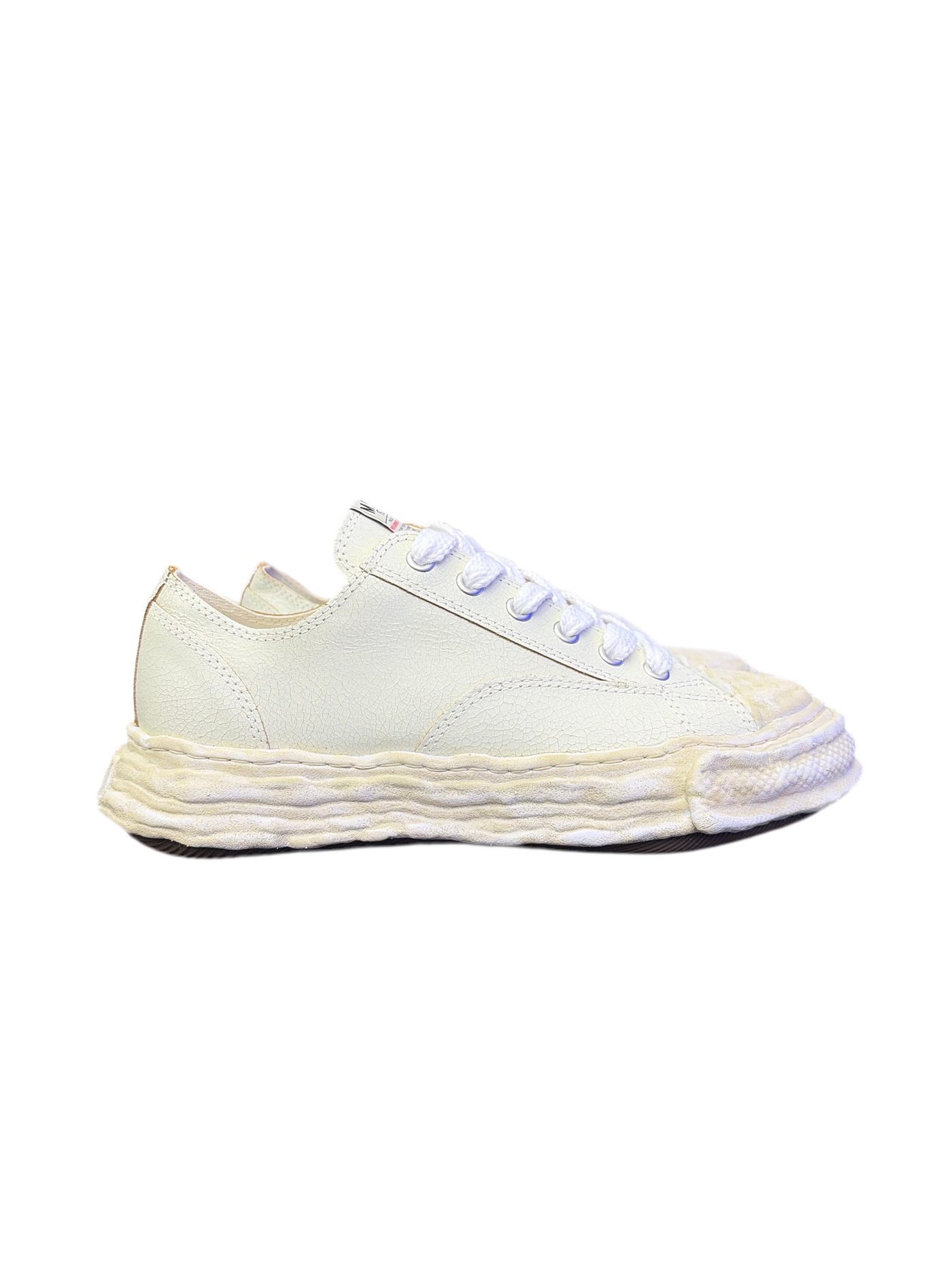 MMY Peterson Low White Crackle Sneakers