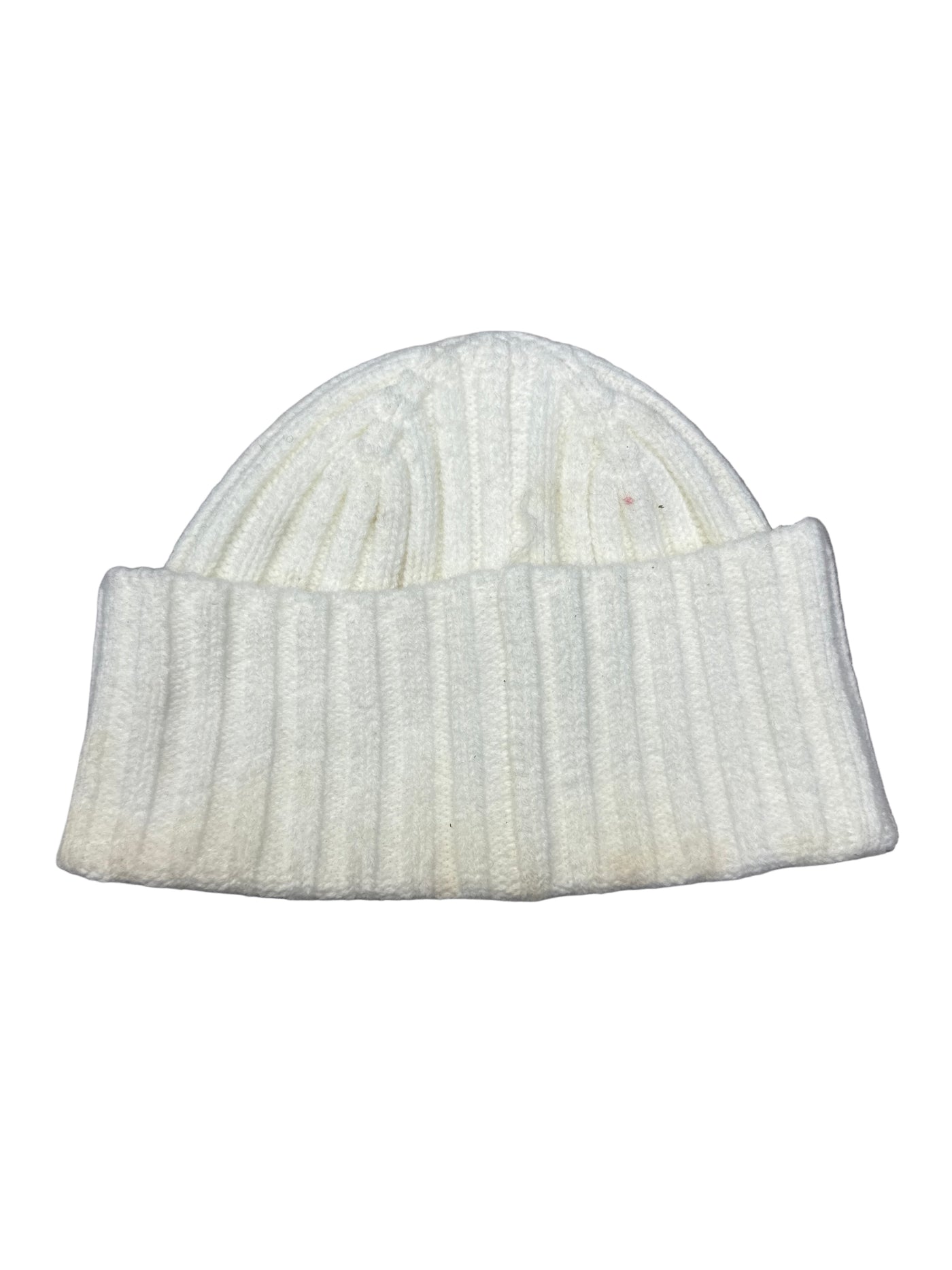 God Speed Knit White Beanie
