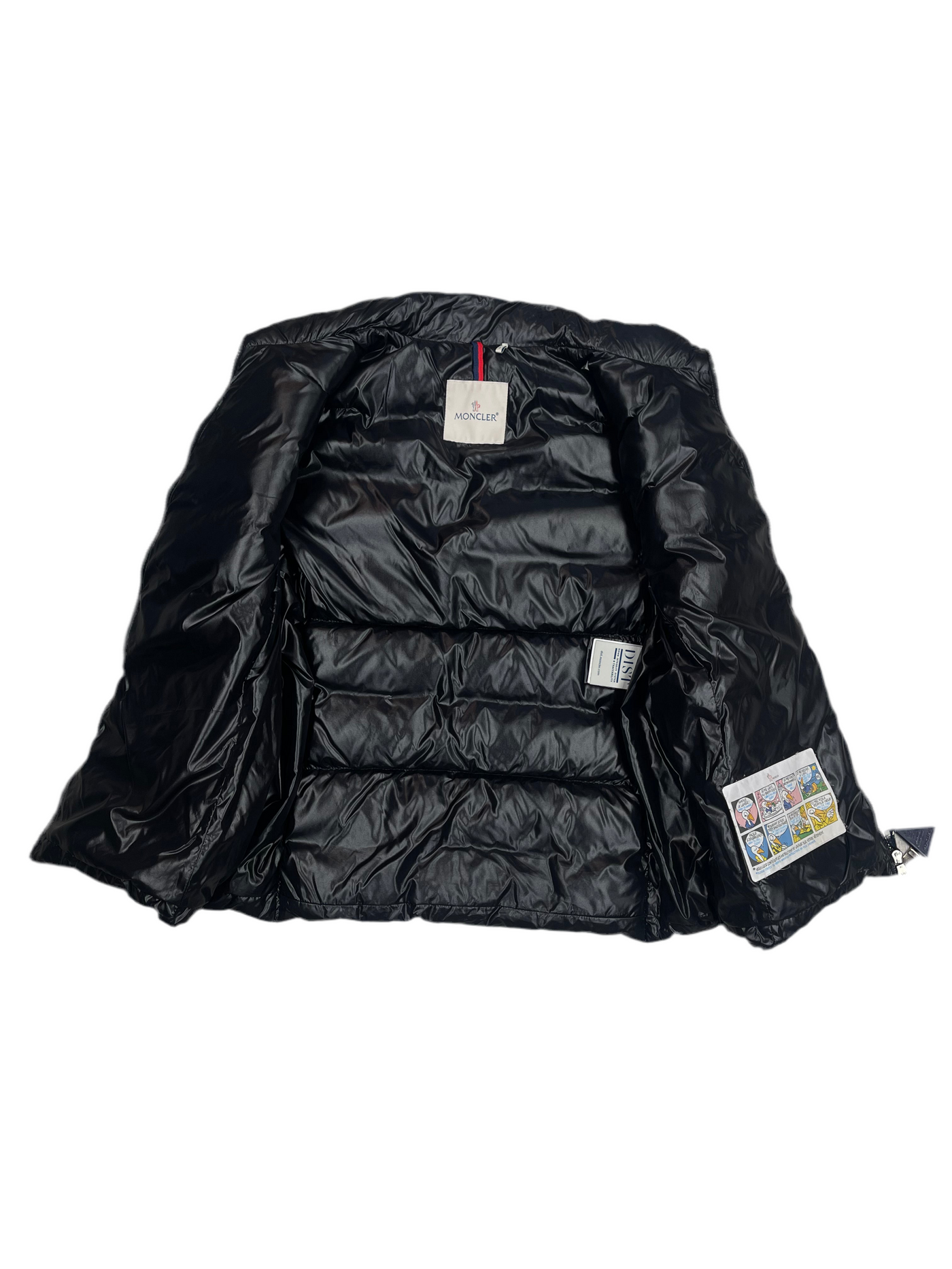 Moncler Puffer Zip Up Vest Black